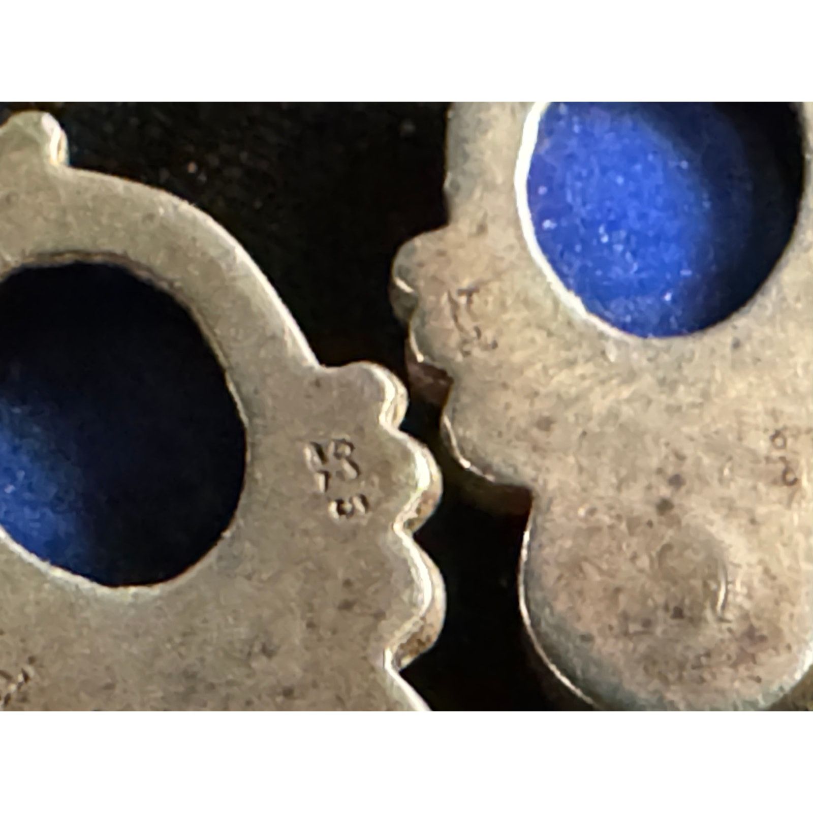 Other 925 Sterling Silver Lapis & Pearl Dangle Earrings Size ONE SIZE - 5 Thumbnail
