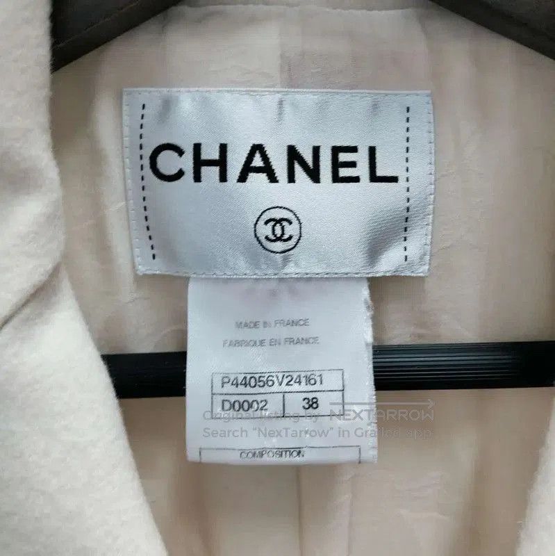 Chanel Chanel Women's Long White Coat for Spring/Fall . Size M / US 6-8 / IT 42-44 - 3 Thumbnail