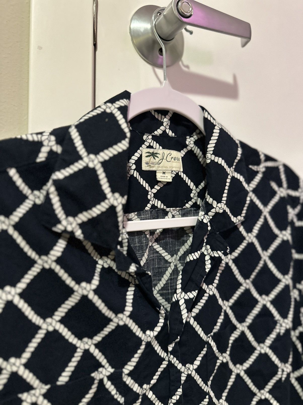 J.Crew SS Print Button Down Shirt Size US M / EU 48-50 / 2 - 2 Thumbnail