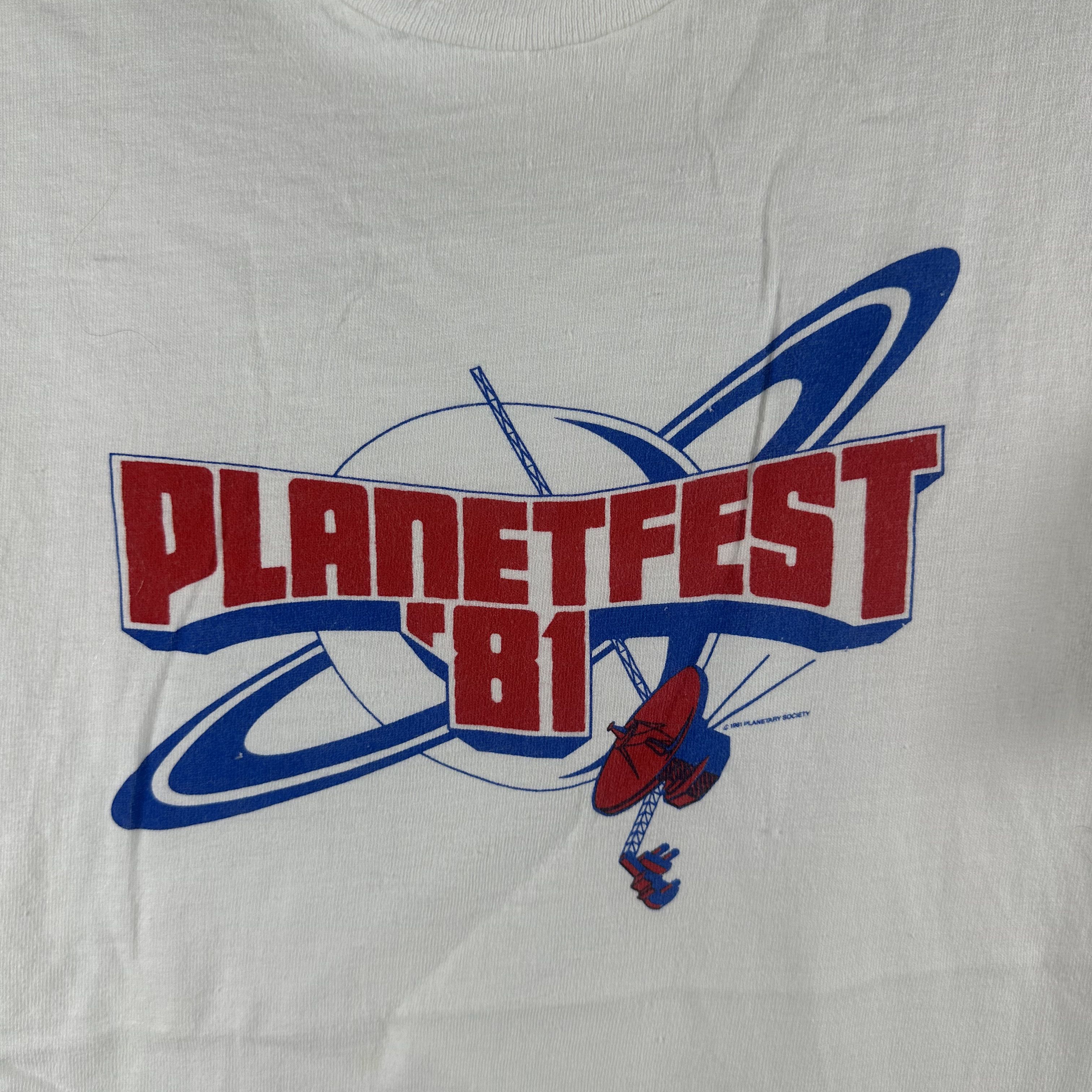 Vintage Vintage 1981 Planetfest Graphic Single Stitch T-Shirt Size US L / EU 52-54 / 3 - 2 Thumbnail