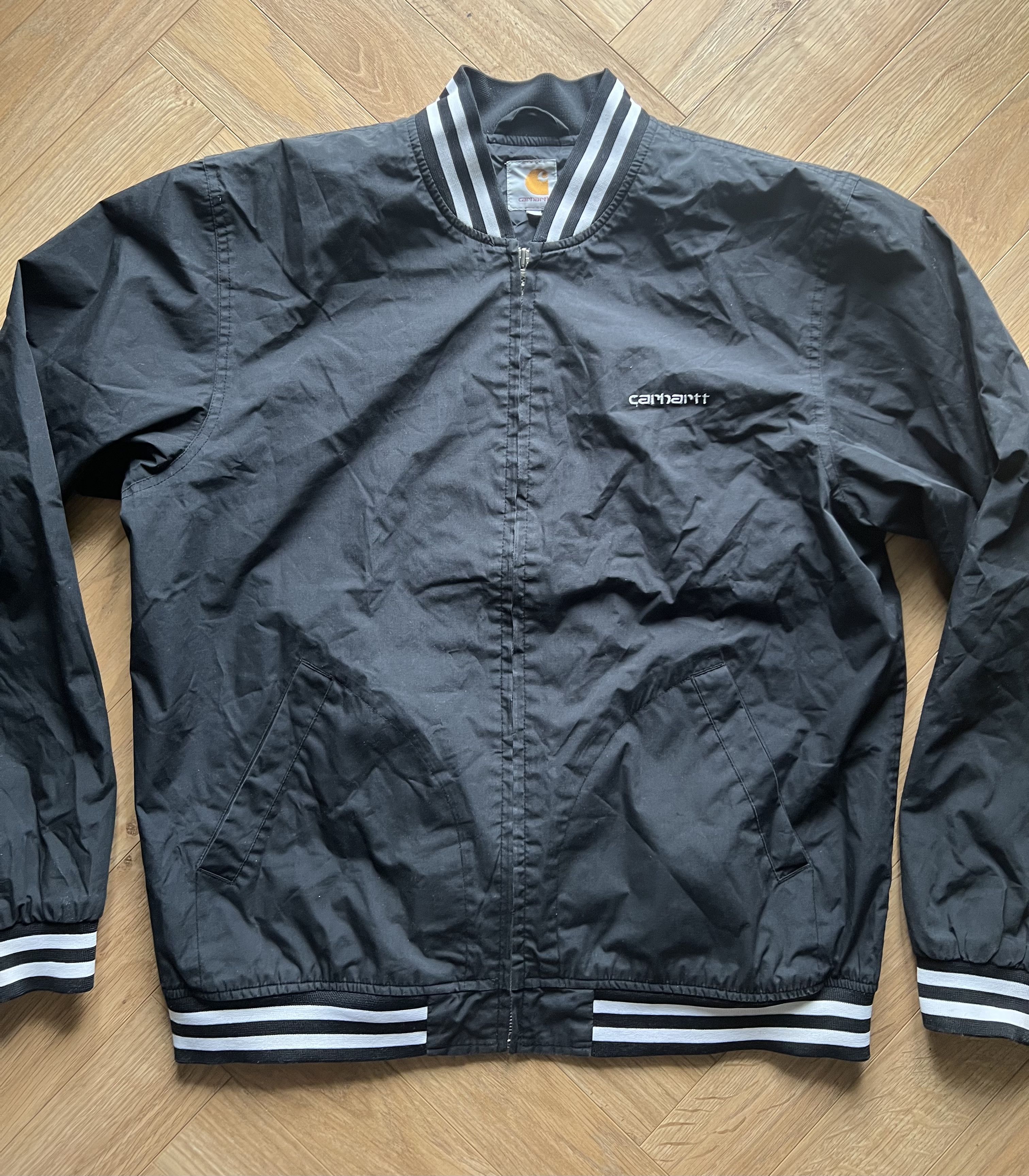 Carhartt × Carhartt Wip × Vintage CARHARTT VINTAGE BOMBER BATTERY BLACK JACKET 90s L Size US L / EU 52-54 / 3 - 2 Thumbnail