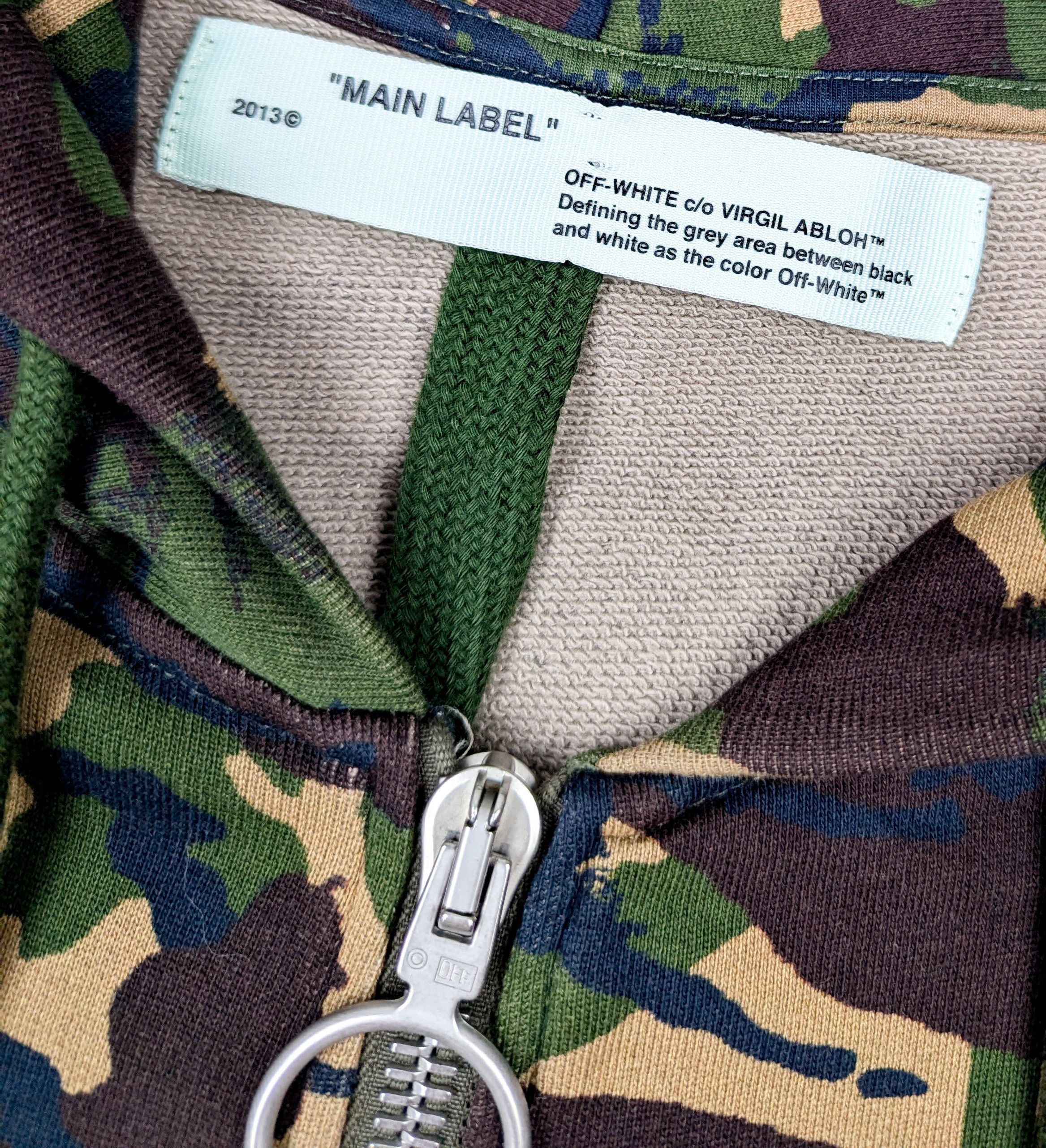 Off-White Off-White camo zip hoodie S Size US S / EU 44-46 / 1 - 5 Thumbnail