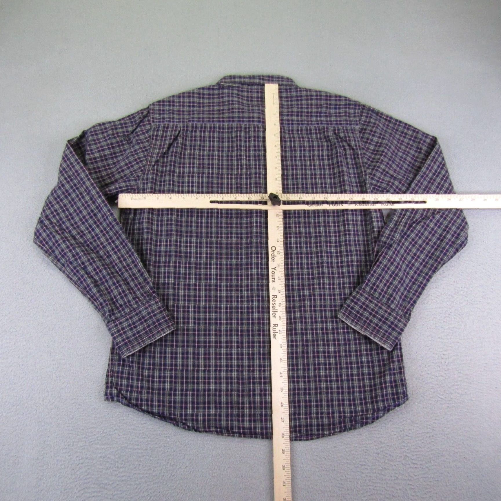 Vintage VINTAGE Descendant of Thieves Plaid Button-Up Shirt Mens Large Blue Red Limited Edition Size US L / EU 52-54 / 3 - 6 Thumbnail