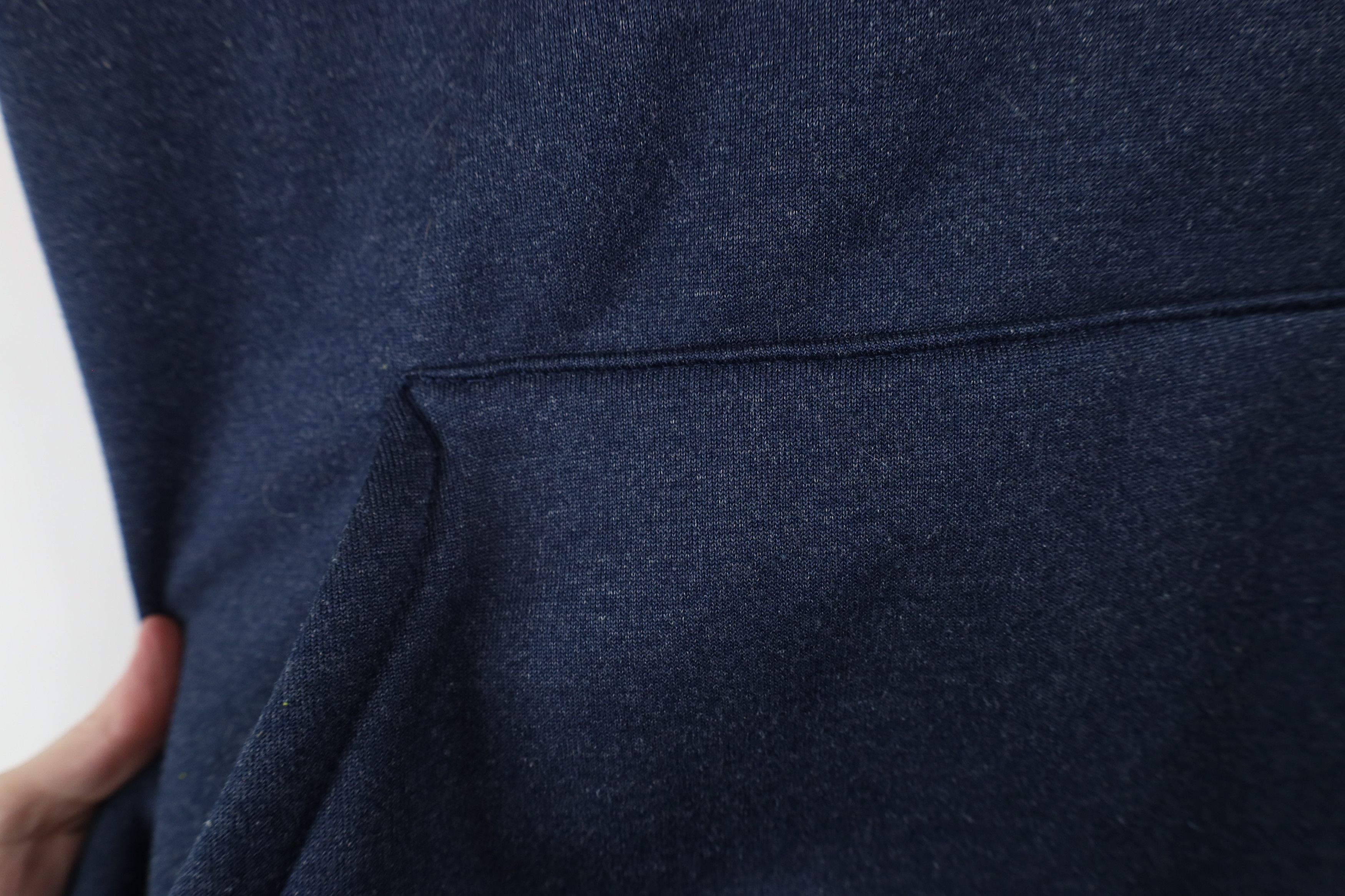Adidas × Vintage Adidas University of Michigan Football Half Zip Hoodie Blue Size US L / EU 52-54 / 3 - 6 Thumbnail