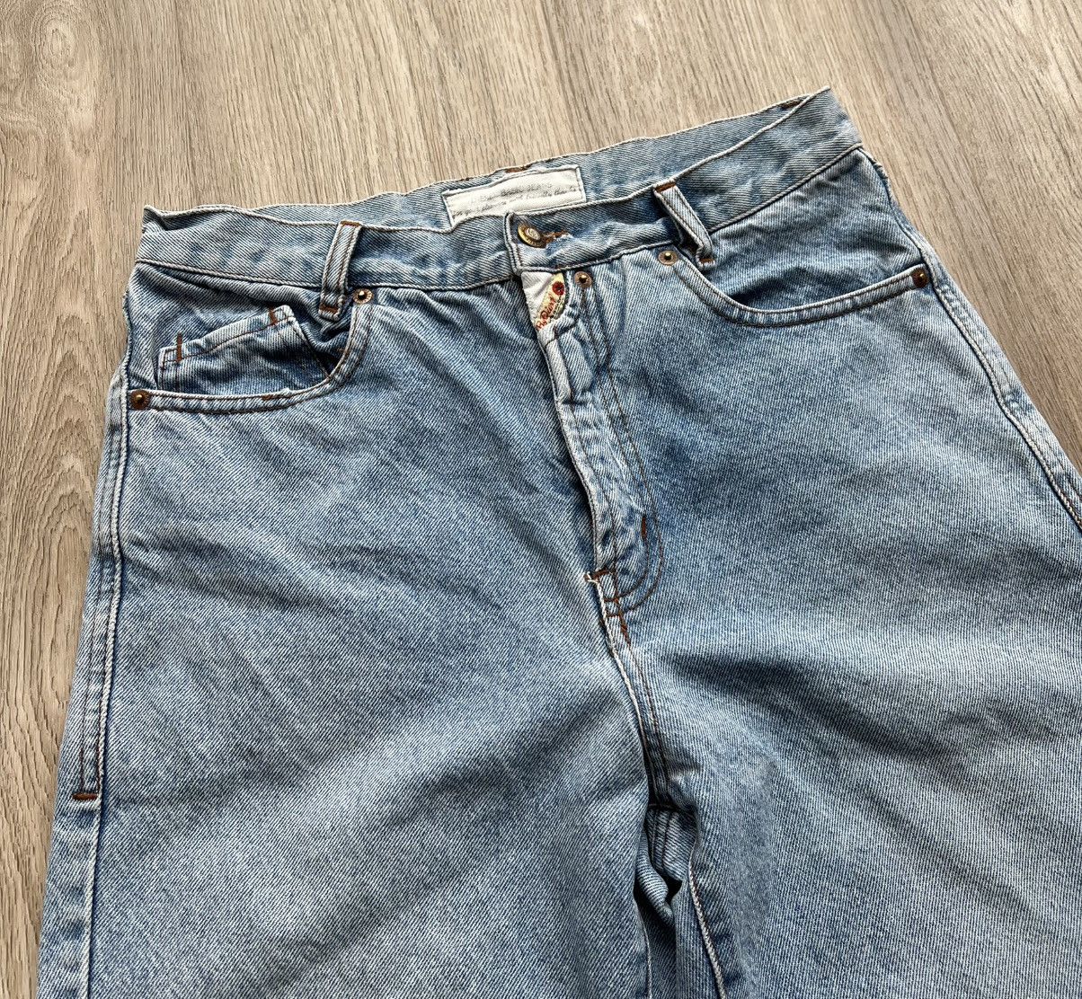 Diesel × Vintage Vintage 90s Diesel Washed Blue Jeans AvantGarde Denim Pants Size US 30 / EU 46 - 4 Thumbnail