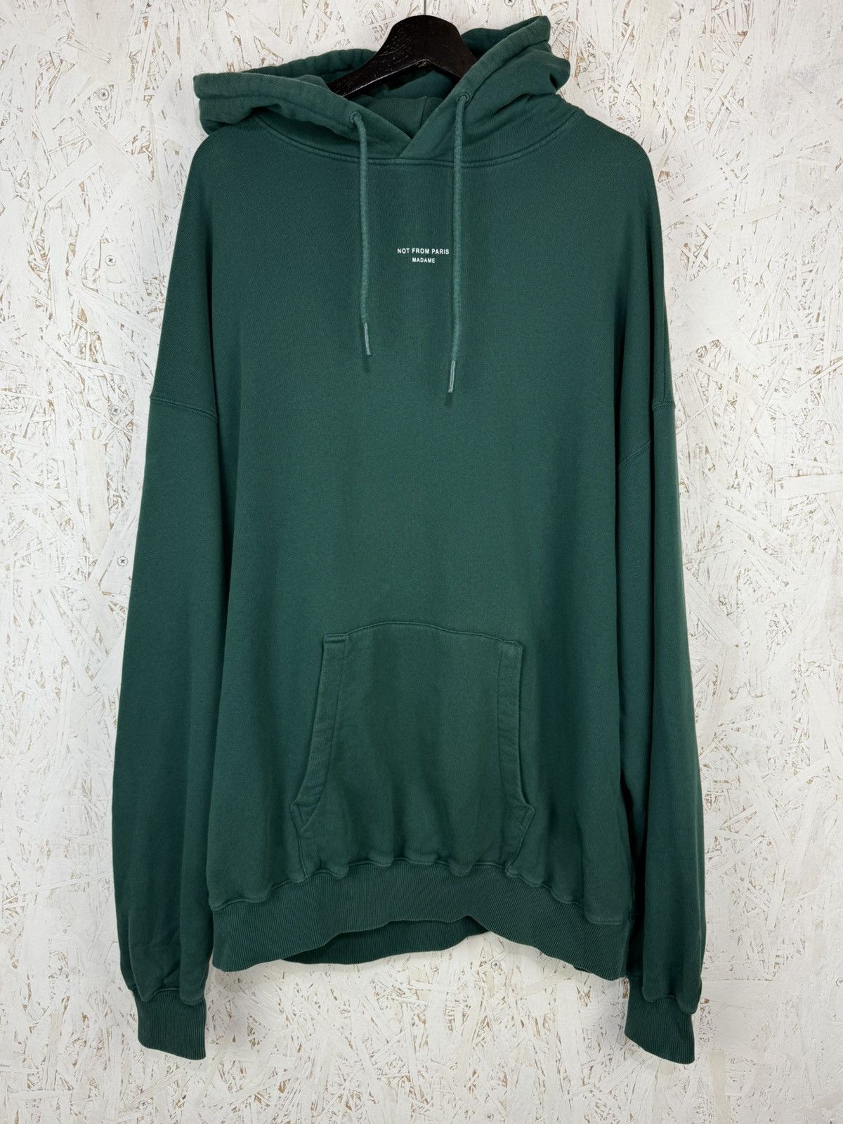Drole De Monsieur Drole De Monsieur Slogan Classique Hoodie Oversized L Green Size US L / EU 52-54 / 3 - 1 Thumbnail