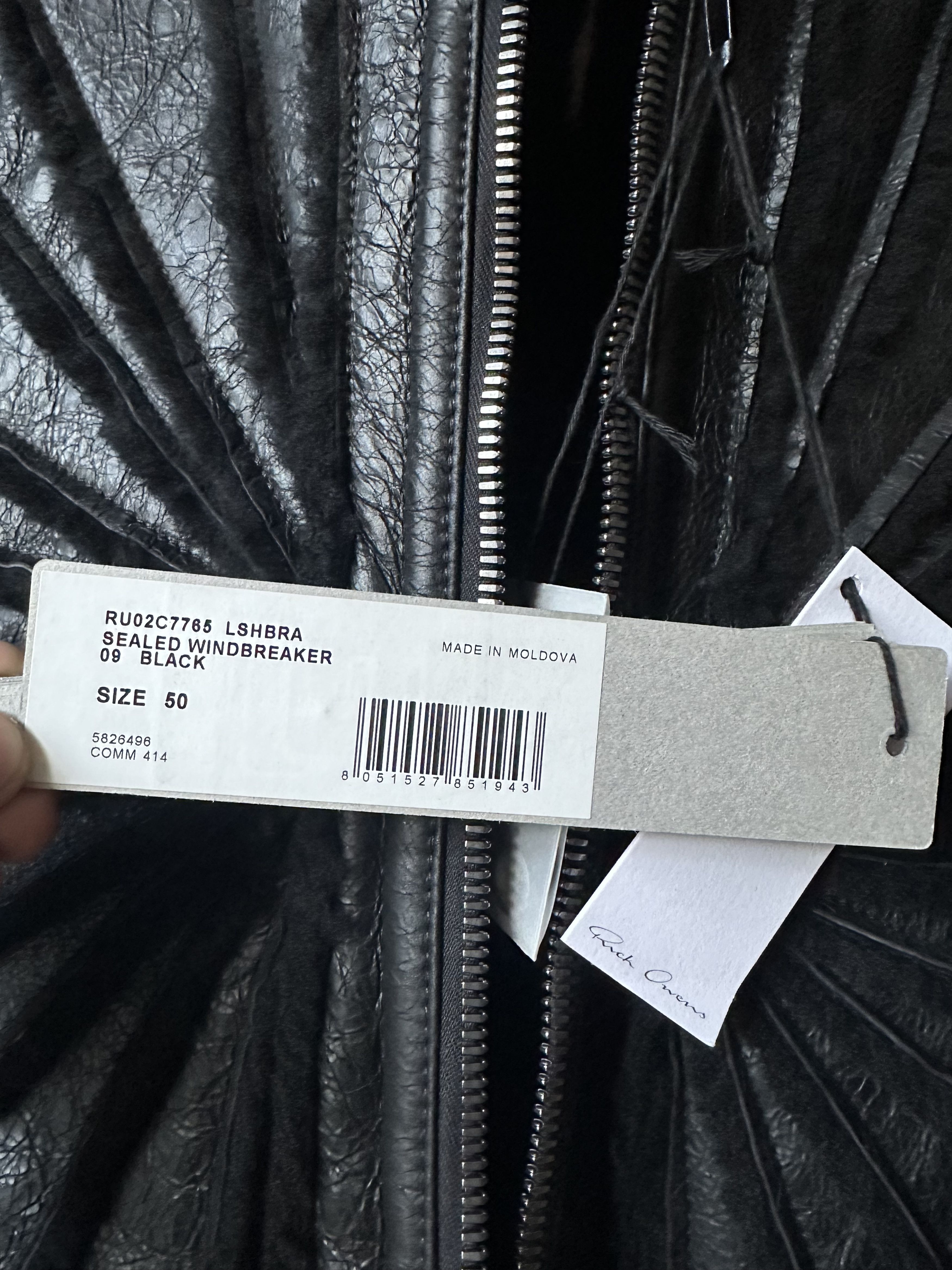 Rick Owens RICK OWENS FW23 LUXOR SEALED WINDBREAKER SHEARLING RADIANCE Size US M / EU 48-50 / 2 - 4 Thumbnail