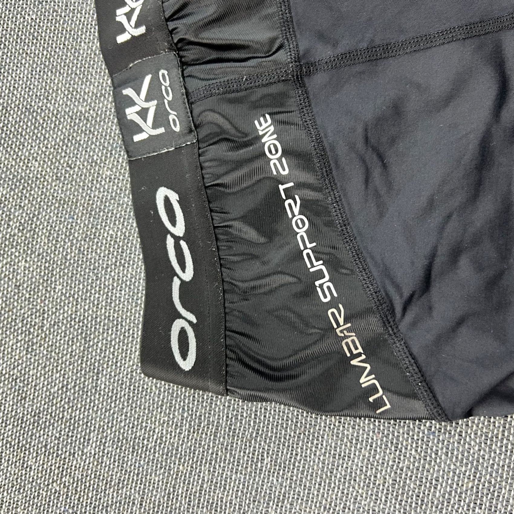 Vintage ORCA Mens Compression Pants Medium Sport Spandex Black Tights Athletic Pants Track Sports Mens ACOS Size US 31 - 7 Thumbnail