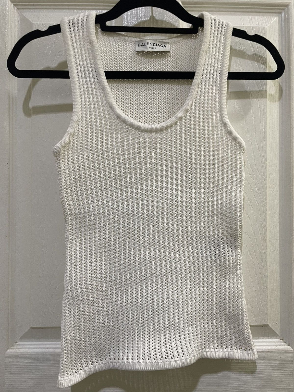 Balenciaga Rare Balenciaga SS17 Chainmail Knit Tank Top Size US S / EU 44-46 / 1 - 1 Thumbnail