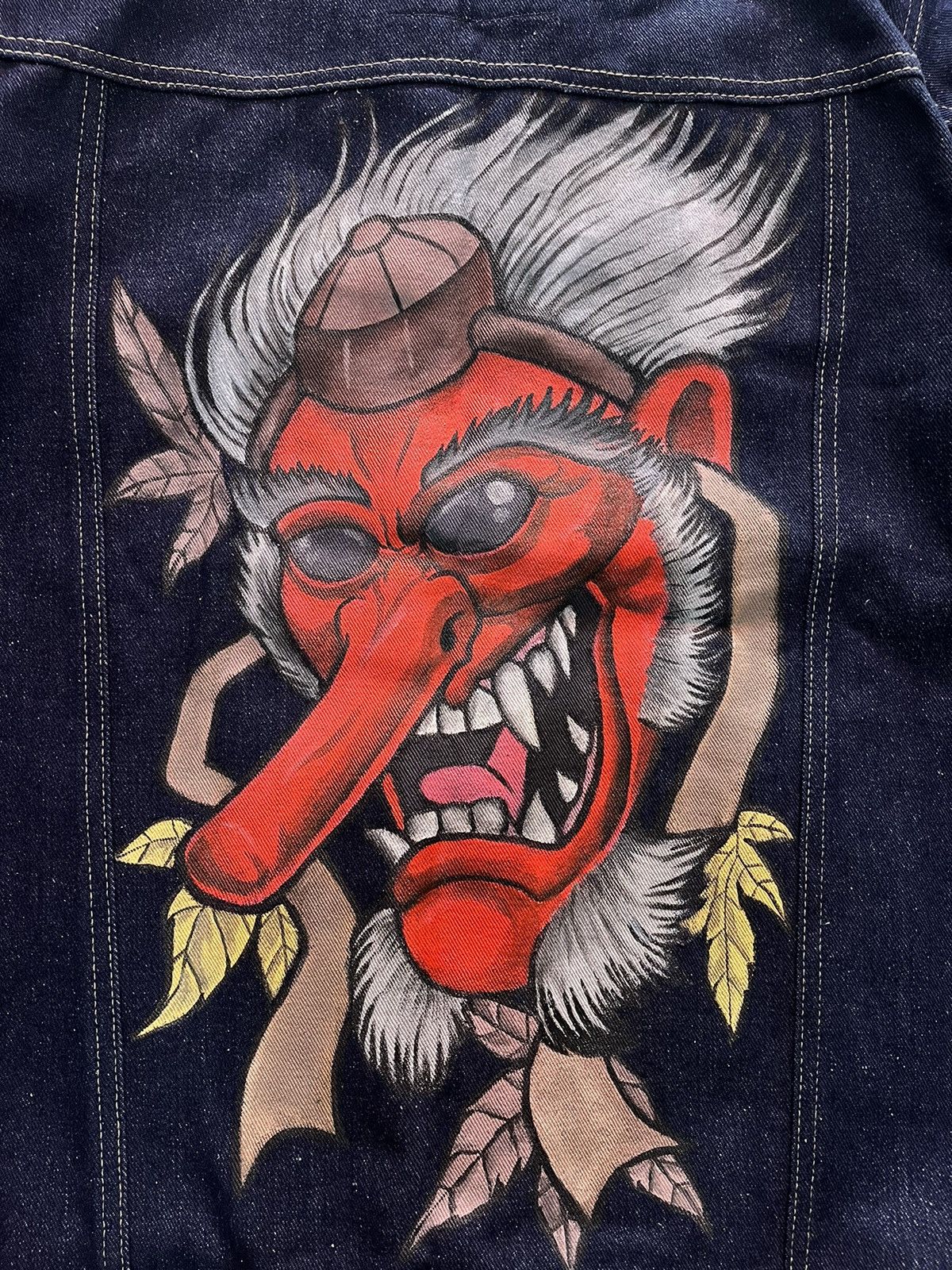 Other Full paint Art Jacket Denim Size US L / EU 52-54 / 3 - 8 Thumbnail