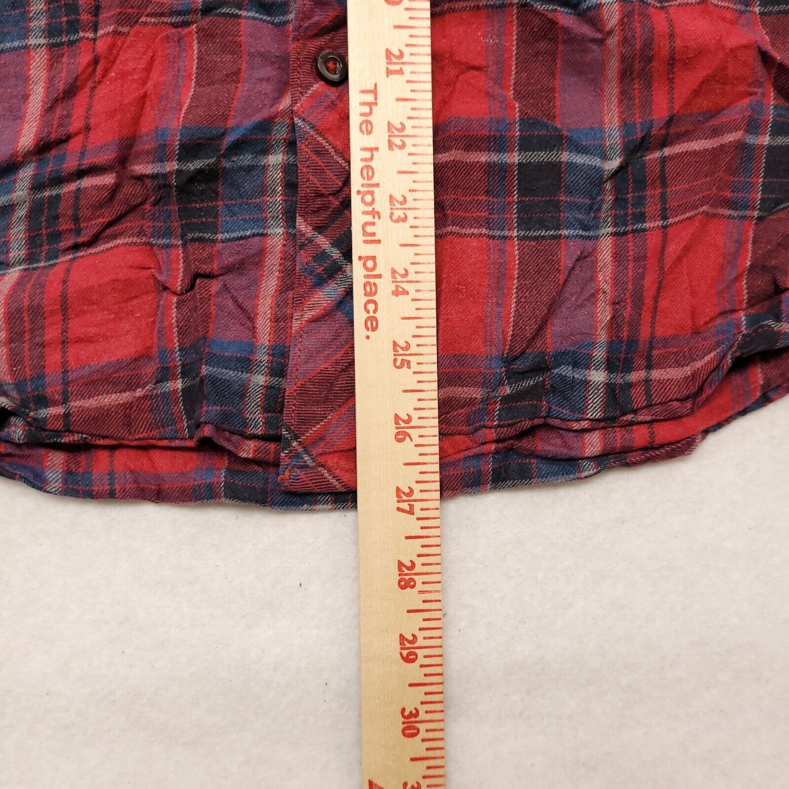 Billabong Billabong Tartan Flannel Shirt Mens Size Small S Red Blue Size US S / EU 44-46 / 1 - 6 Thumbnail