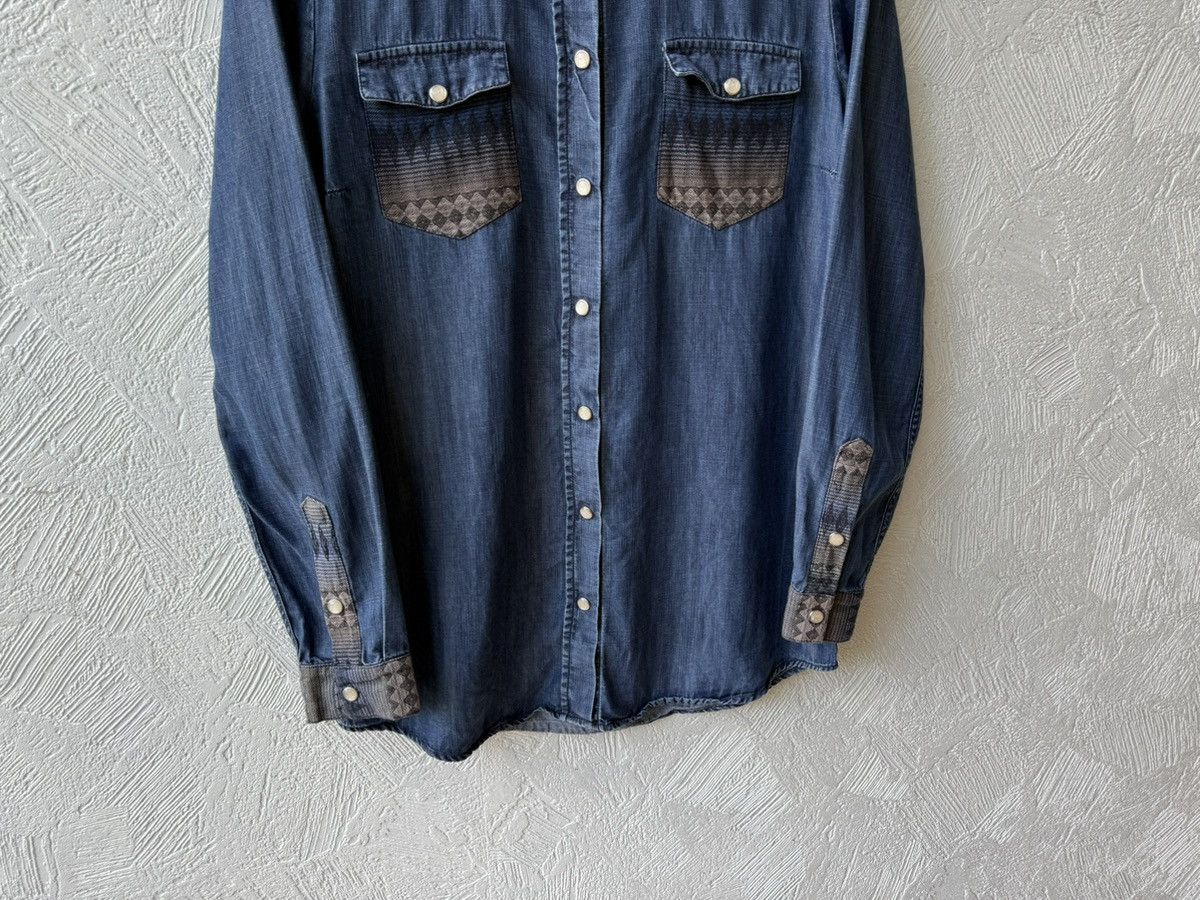 The Kooples The Kooples Shirt Button Up Denim Size US S / EU 44-46 / 1 - 3 Thumbnail