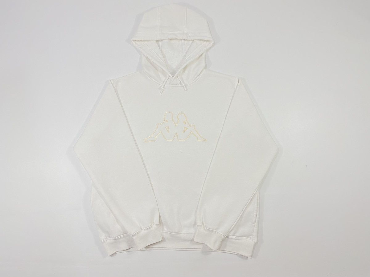 Kappa LASTDROP🔥 Vintage Y2K Kappa Big Logo Embroidery White Hoodie Size US M / EU 48-50 / 2 - 15 Thumbnail