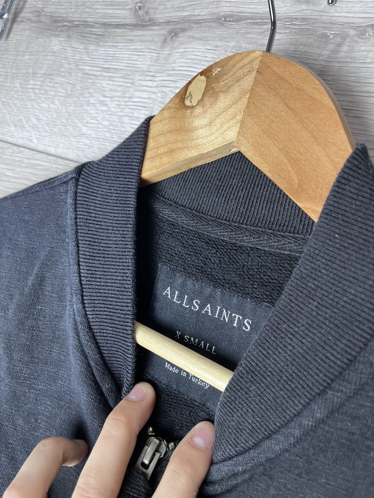 Allsaints Men’s fool zip sweater Allsaints size L Size US XS / EU 42 / 0 - 8 Thumbnail
