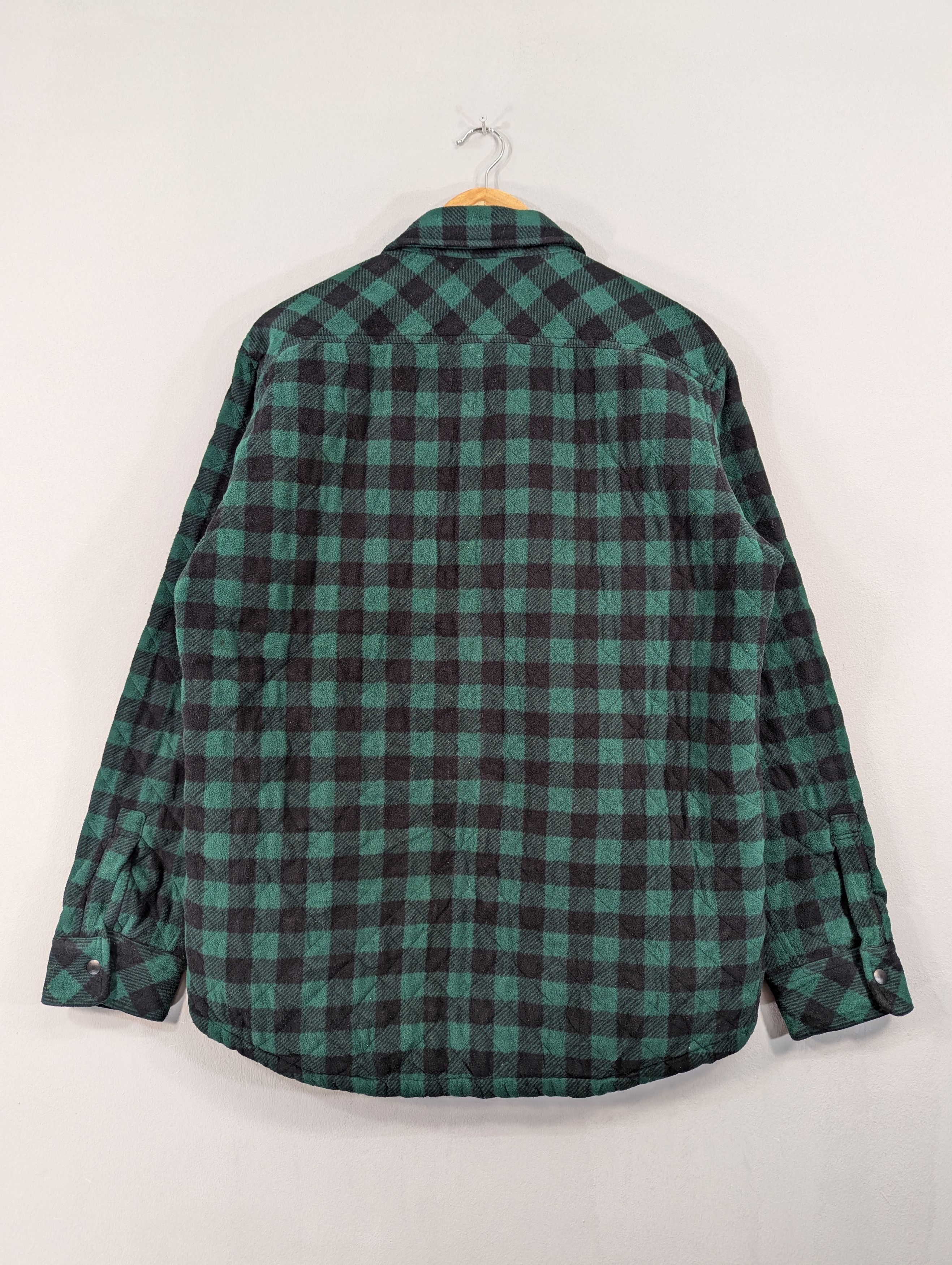 Flannel Uniqlo Quilted Checkered Box Flannel Jacket Size US XL / EU 56 / 4 - 14 Thumbnail