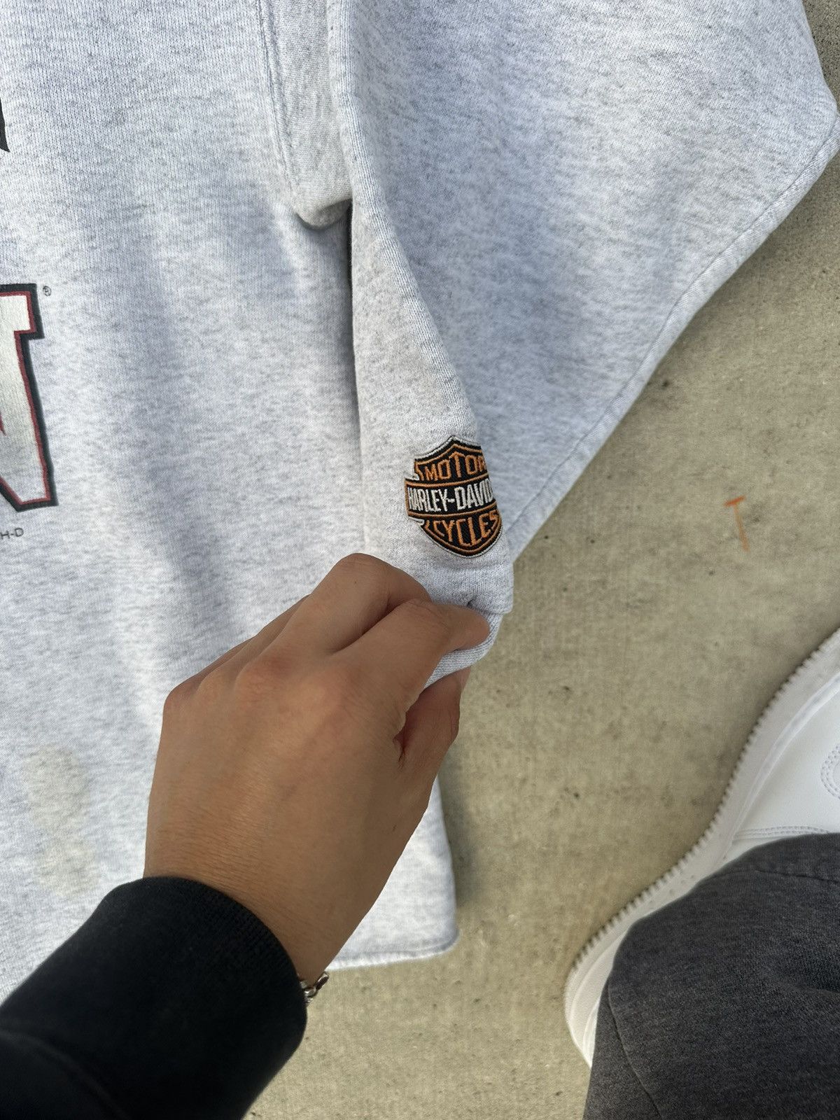 Harley Davidson × Vintage Vintage Harley Davidson Men's Sweater Logo Crewneck Large Size US L / EU 52-54 / 3 - 3 Thumbnail