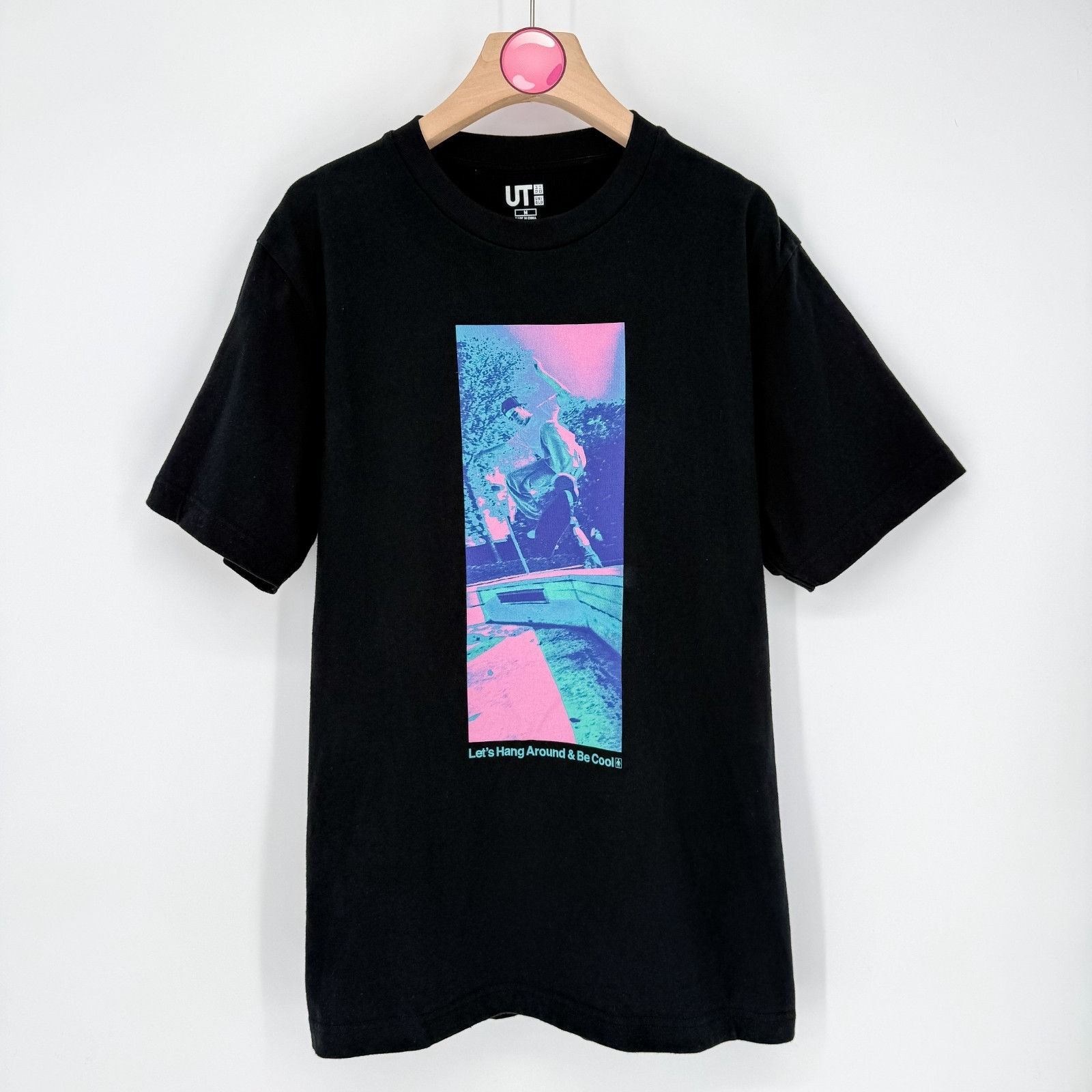 Uniqlo Uniqlo UT Skateboarder Let’s Hang Around And Be Cool T-Shirt Size US M / EU 48-50 / 2 - 1 Thumbnail