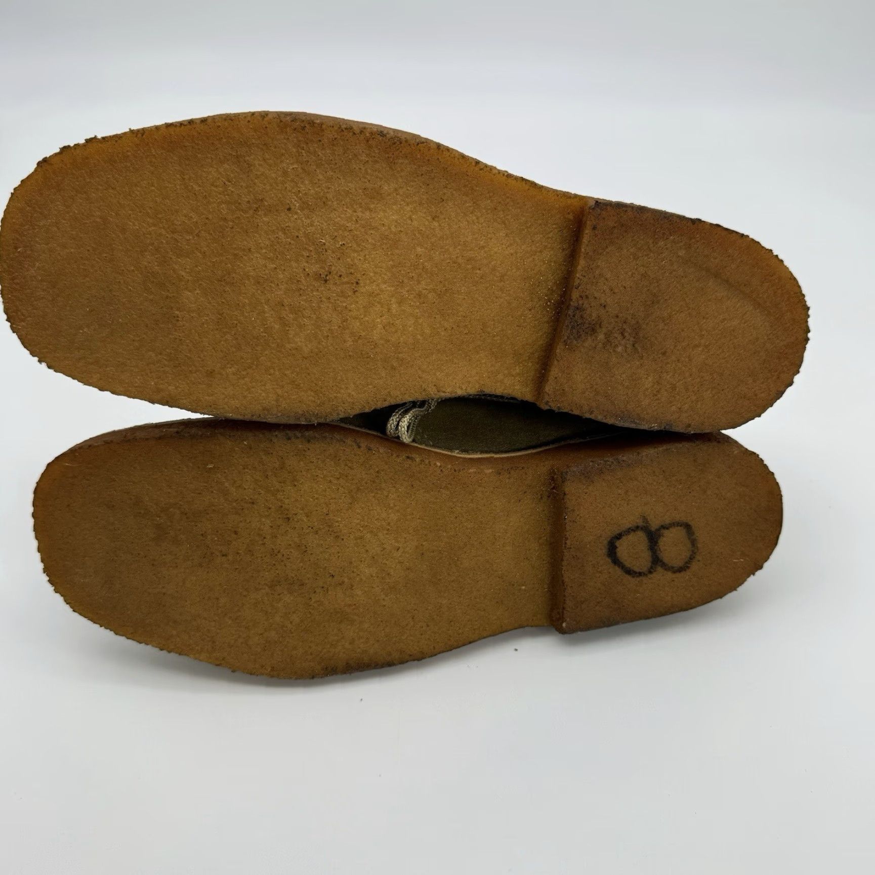 Vintage VINTAGE DUNHAM SUEDE CHUKKA DESERT BOOTS MEN'S 8 TAN BEIGE GUM SOLE 70s Size US 8 / EU 41 - 7 Thumbnail