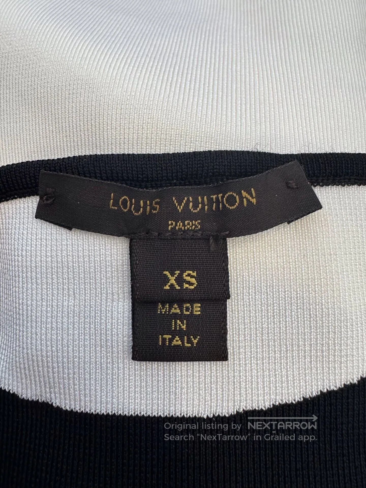 Louis Vuitton Louis Vuitton Black White Irregular Stripe Sleeveless Knit. Size XS / US 0-2 / IT 36-38 - 6 Thumbnail