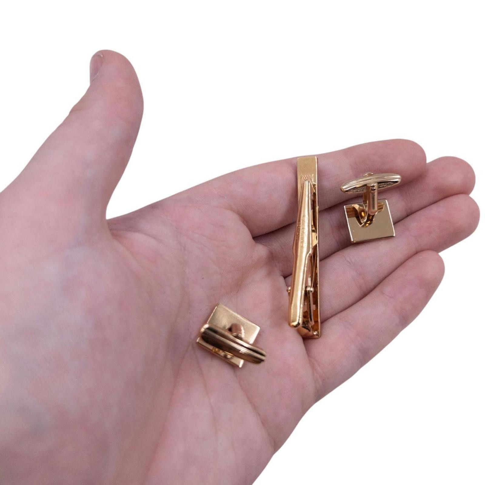 Dior Vintage Dior Cuff Links & Tie Clip Set Size ONE SIZE - 5 Thumbnail