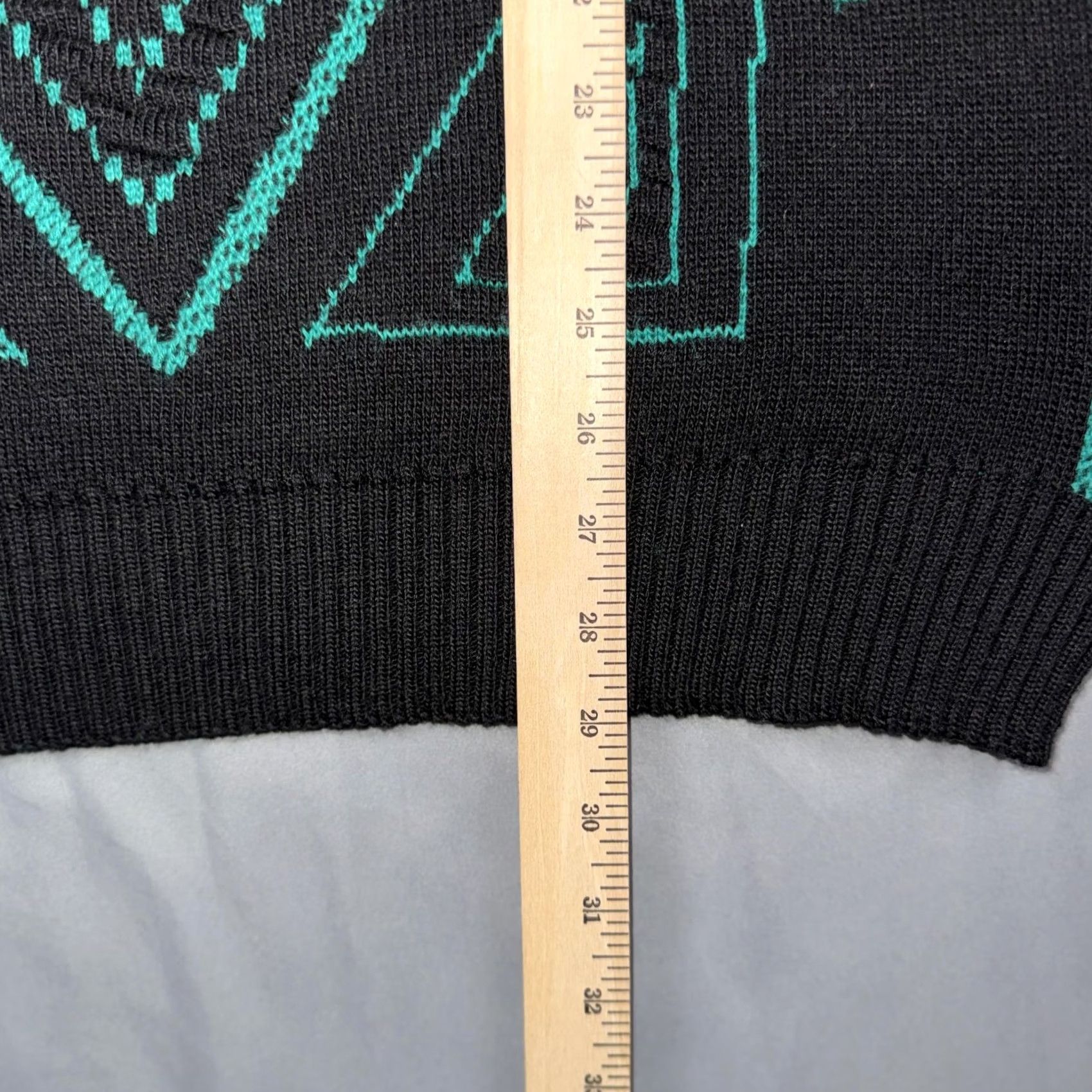 Vintage Kalaroo Sweater Mens L Black Wool Geometric Knit Crewneck Pullover Australia Size US L / EU 52-54 / 3 - 7 Thumbnail