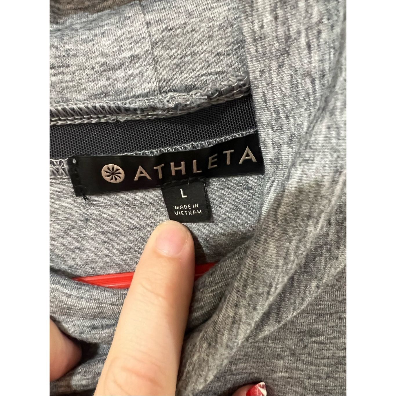 Athleta Athleta Grey Turtleneck Ruched Midi Dress Sz L Size L / US 10 / IT 46 - 5 Thumbnail