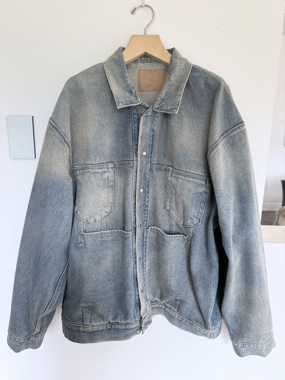 Balenciaga Balenciaga Inside Out Oversize Denim Jacket Reversible Size US S / EU 44-46 / 1 - 4 Thumbnail