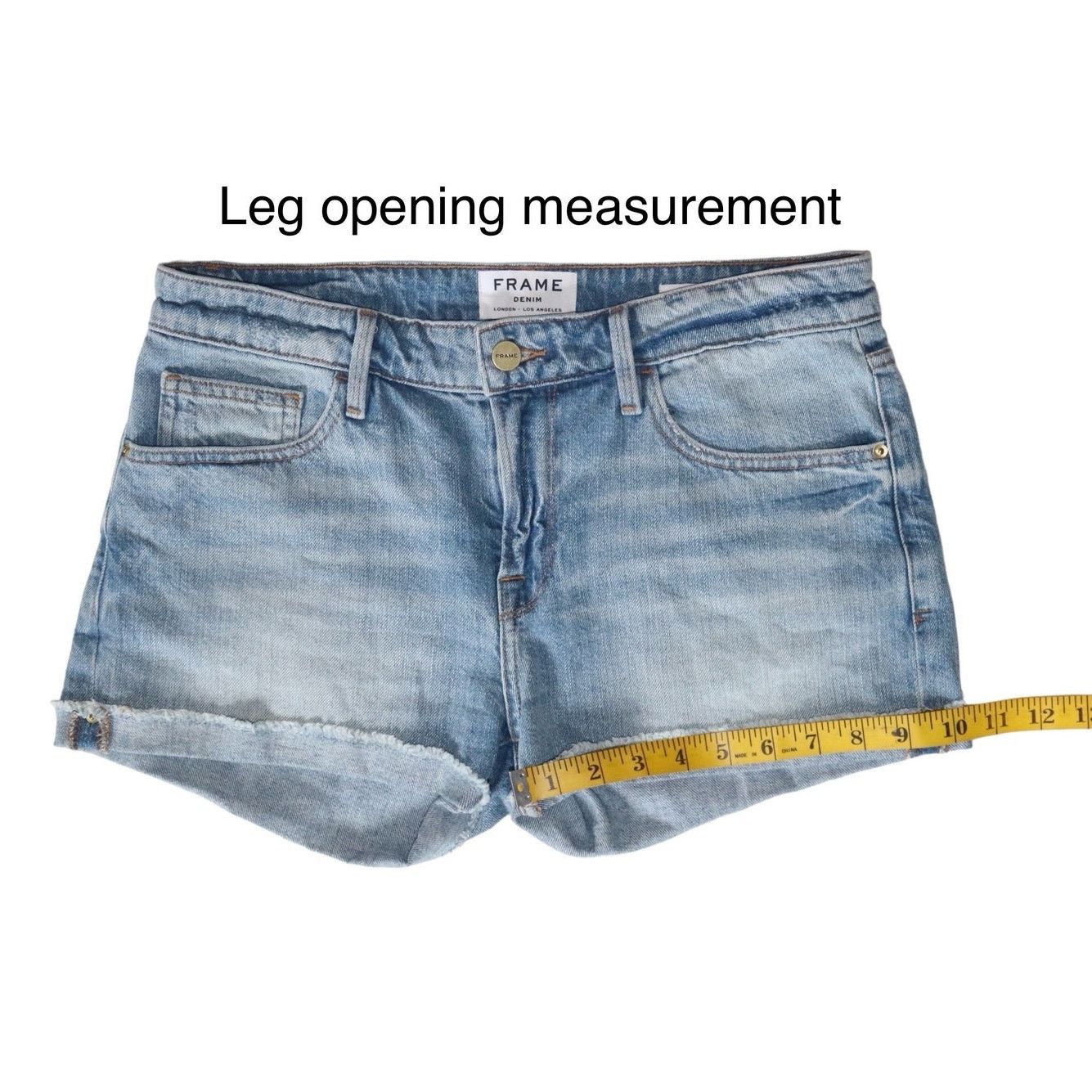 Frame Frame Denim Le Garcon Jean Shorts in Boulevard Size 26 Size 26" / US 2 / IT 38 - 7 Thumbnail