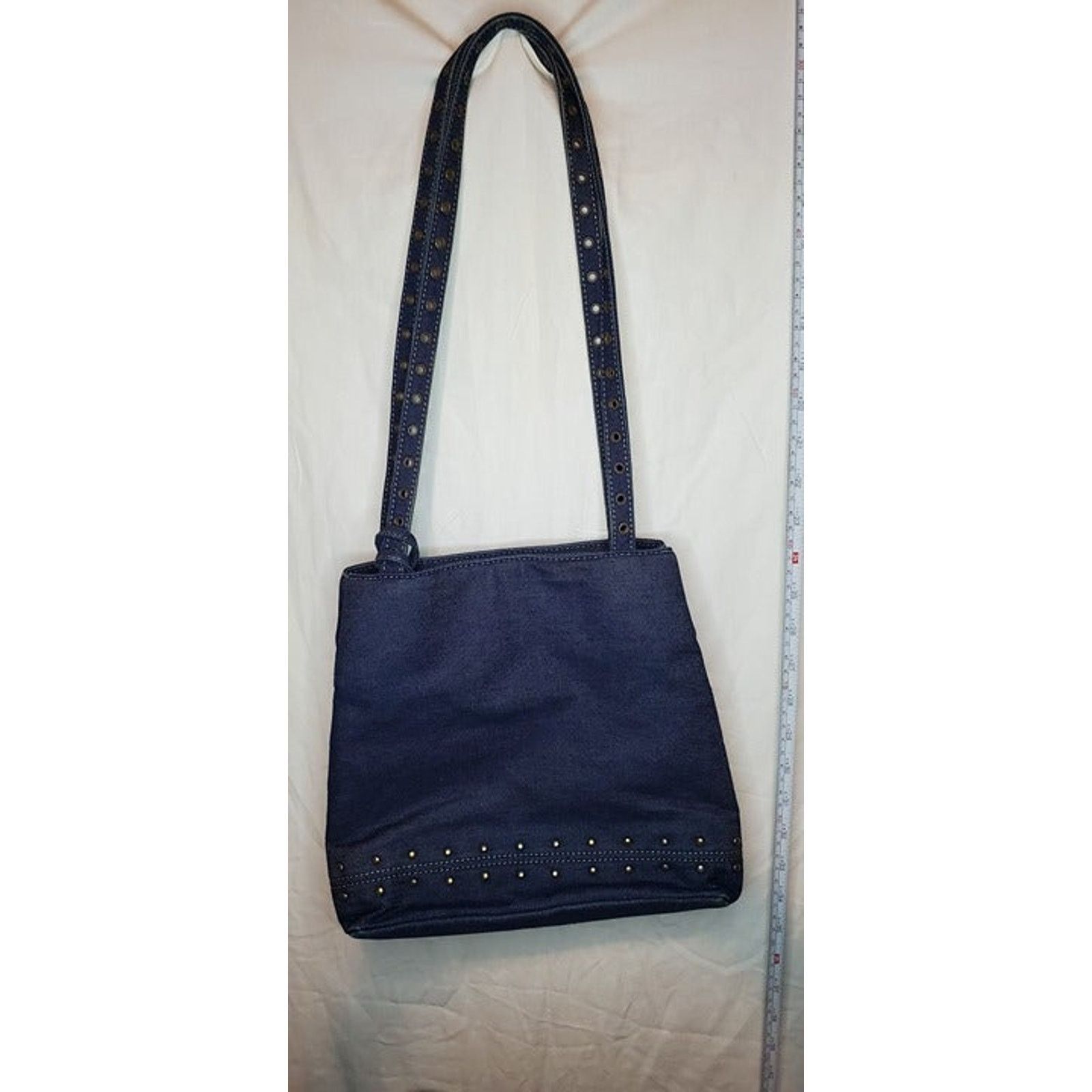 Other Women’s Blue Jeans Denim Shoulder Bag with Zipper Closure Size ONE SIZE - 3 Thumbnail
