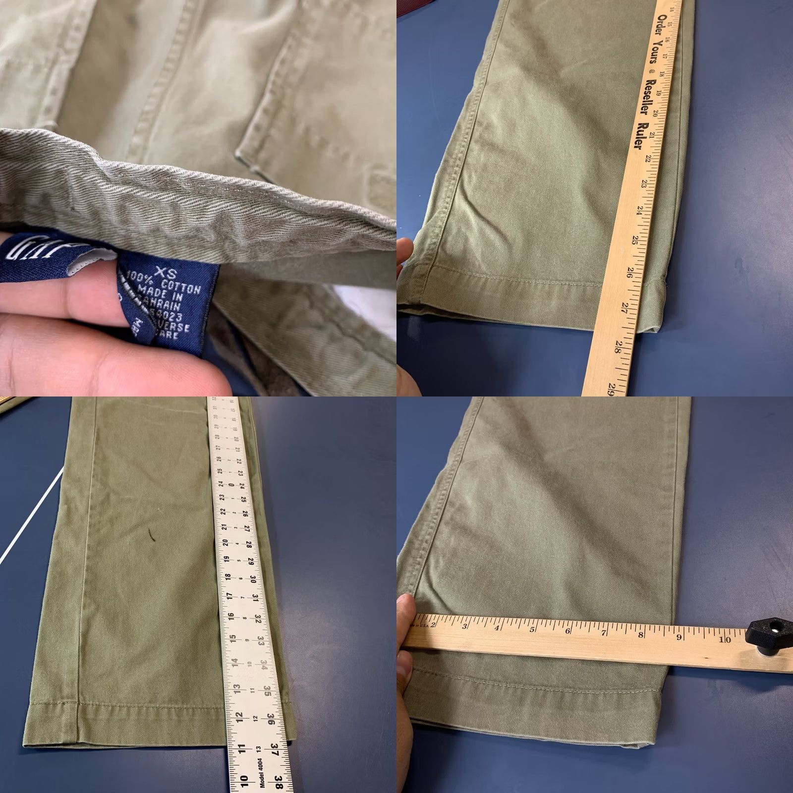 Gap Vintage Gap Drawstring Chino Pants Mens XS Tan Khaki Straight 31x27.5 Size US 27 - 9 Thumbnail