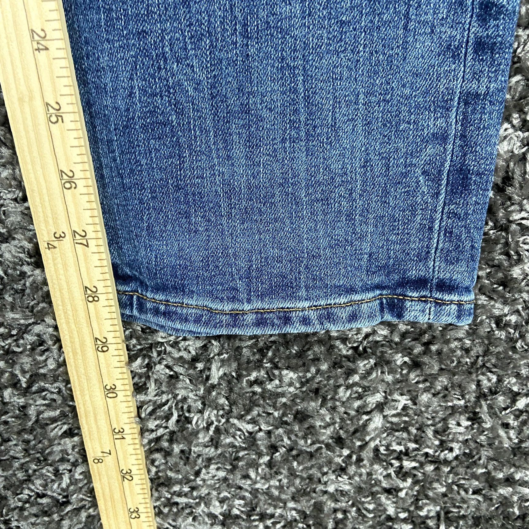 American Eagle Outfitters American Eagle Outfitters Next Level Stretch Original Straight Jeans 30x28 Blue Mens Size US 30 / EU 46 - 7 Thumbnail