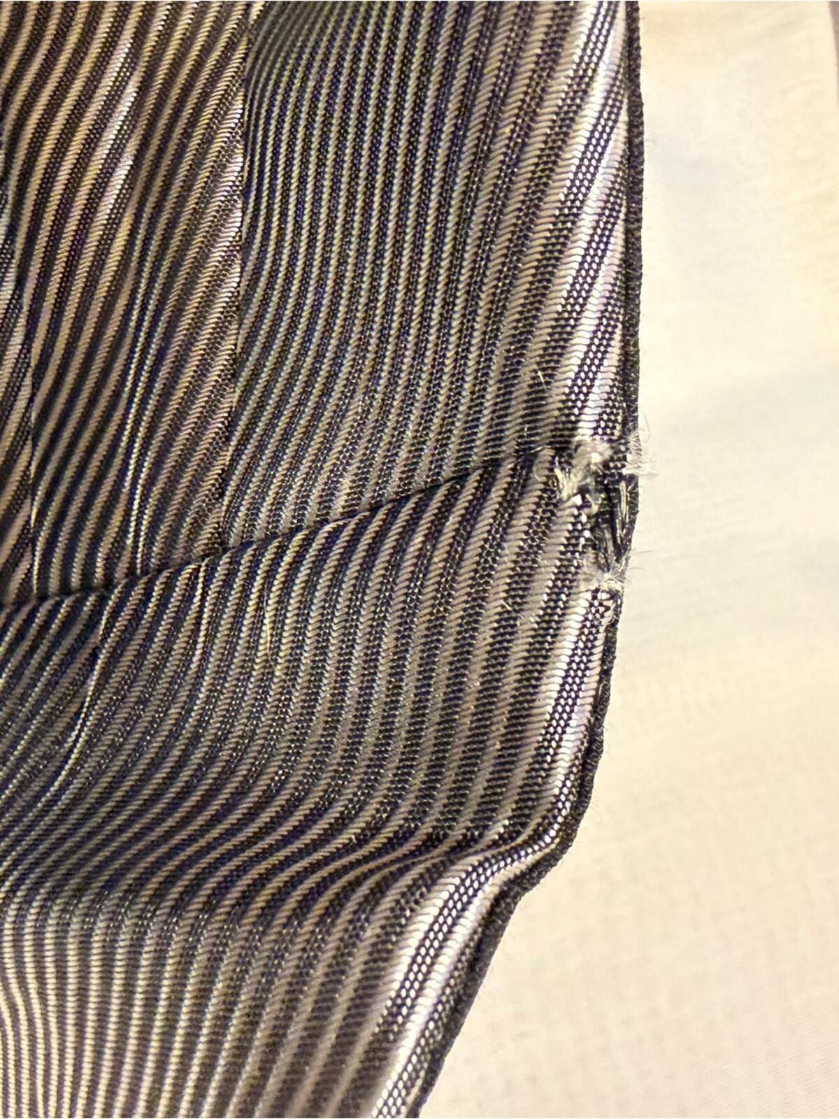 Other Men's Silver Striped Cummerbund and Bow Tie Set Size ONE SIZE - 7 Thumbnail