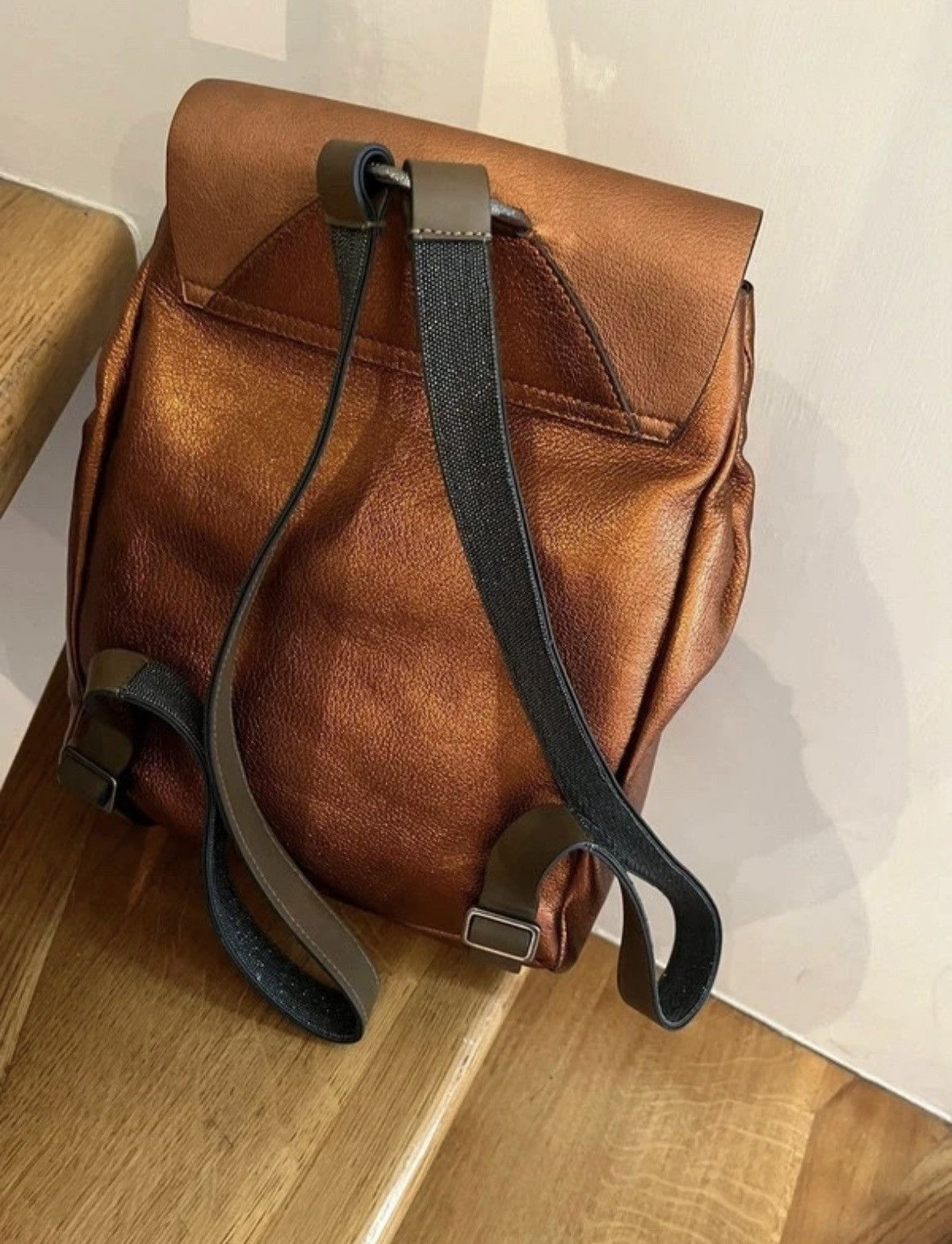 Brunello Cucinelli Brunello Cucinelli Leather Backpack Size ONE SIZE - 2 Thumbnail