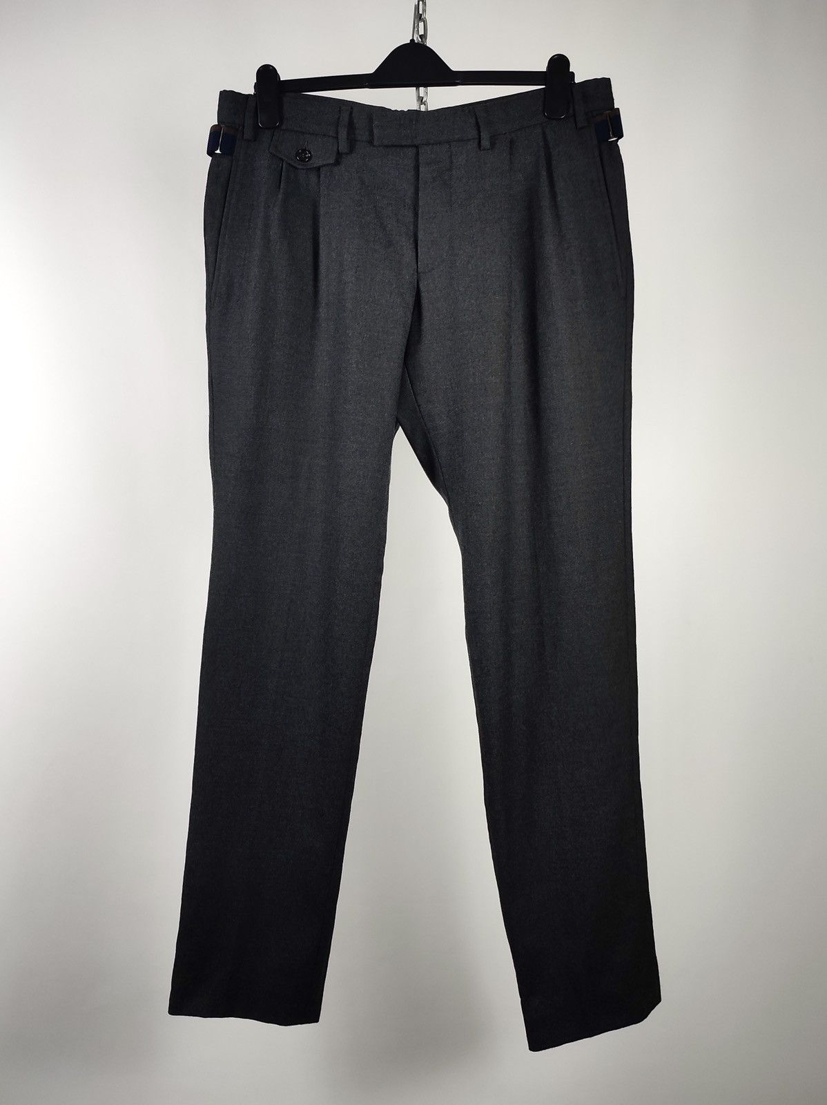 Gucci 00s Archive Gucci Slim Fit Wool Trousers Tom Ford Size US 35 - 9 Thumbnail
