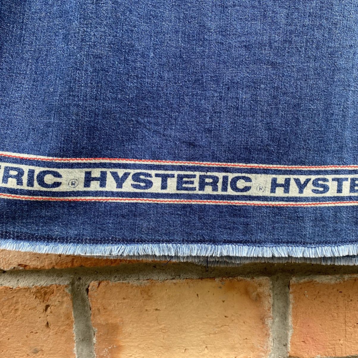 Hysteric Glamour Hysteric Glamour Soft Denim Logo Trim Maxi Skirt Size 26" / US 2 / IT 38 - 13 Thumbnail