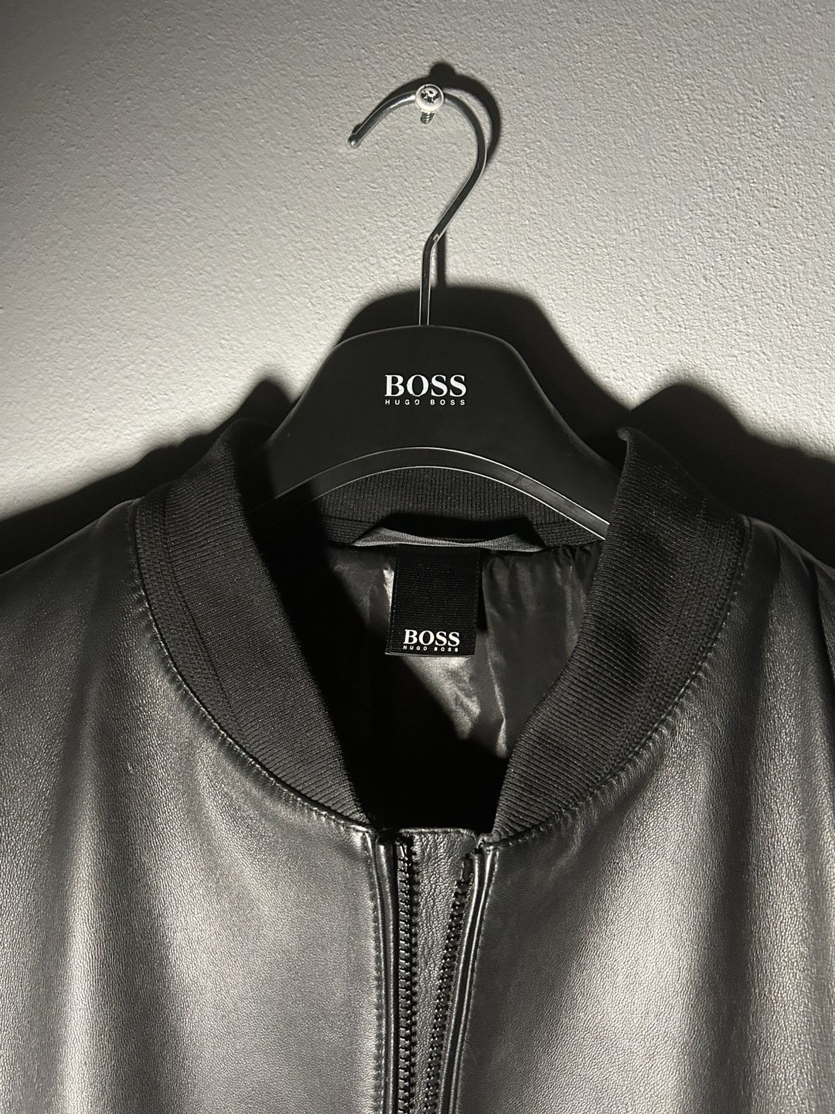 Hugo Boss HUGO BOSS Lamb Leather Jacket FW/20 Size US L / EU 52-54 / 3 - 3 Thumbnail