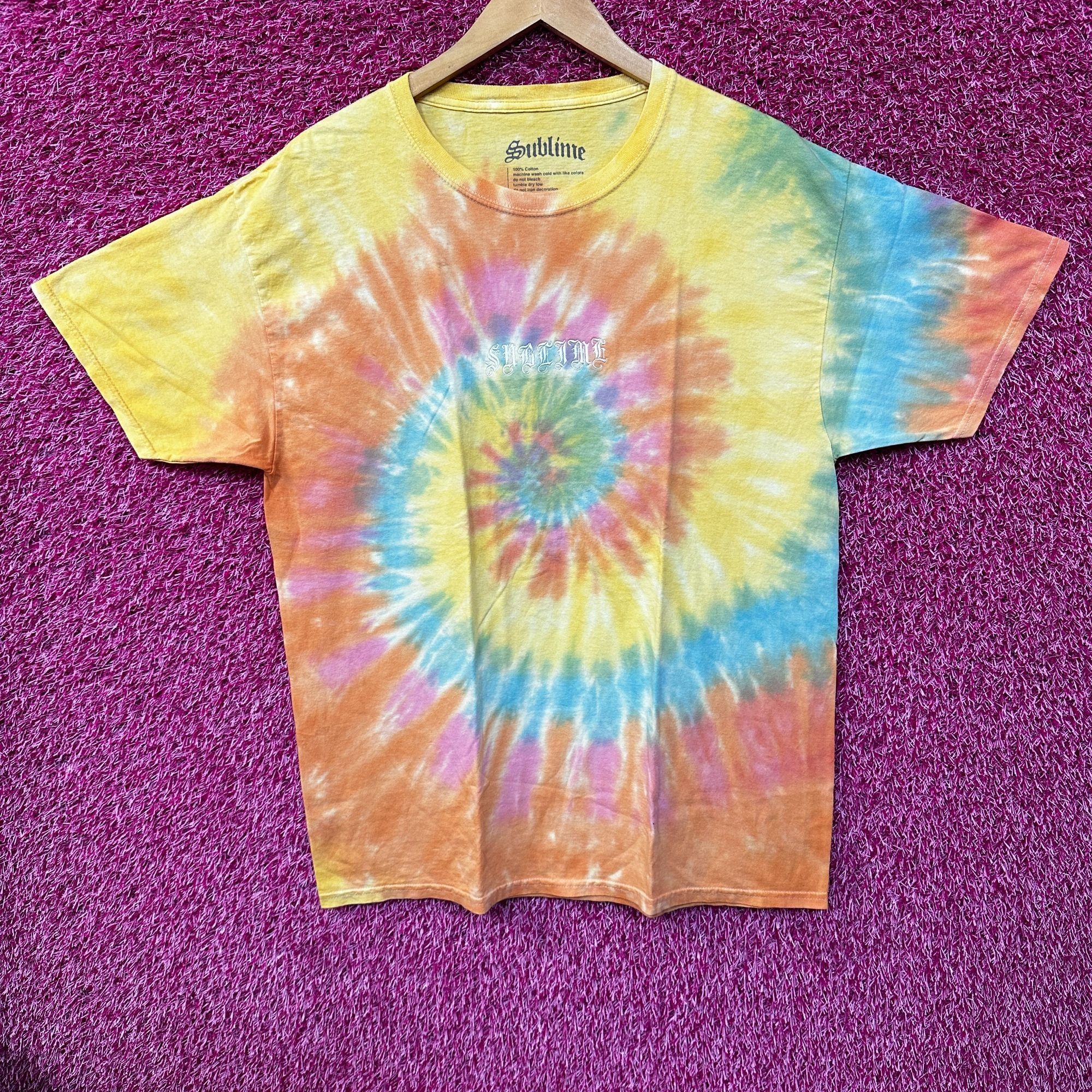 Sublime Sublime Embroidered Tie Dye SKa Tshirt Size Medium Size US M / EU 48-50 / 2 - 1 Thumbnail