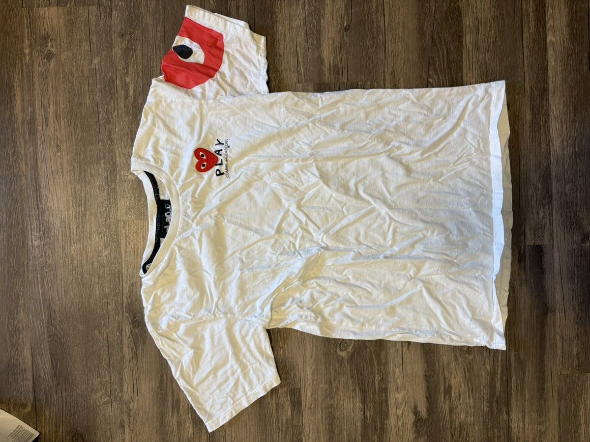 Comme des Garcons CDG white Tee Size US L / EU 52-54 / 3 - 1 Thumbnail