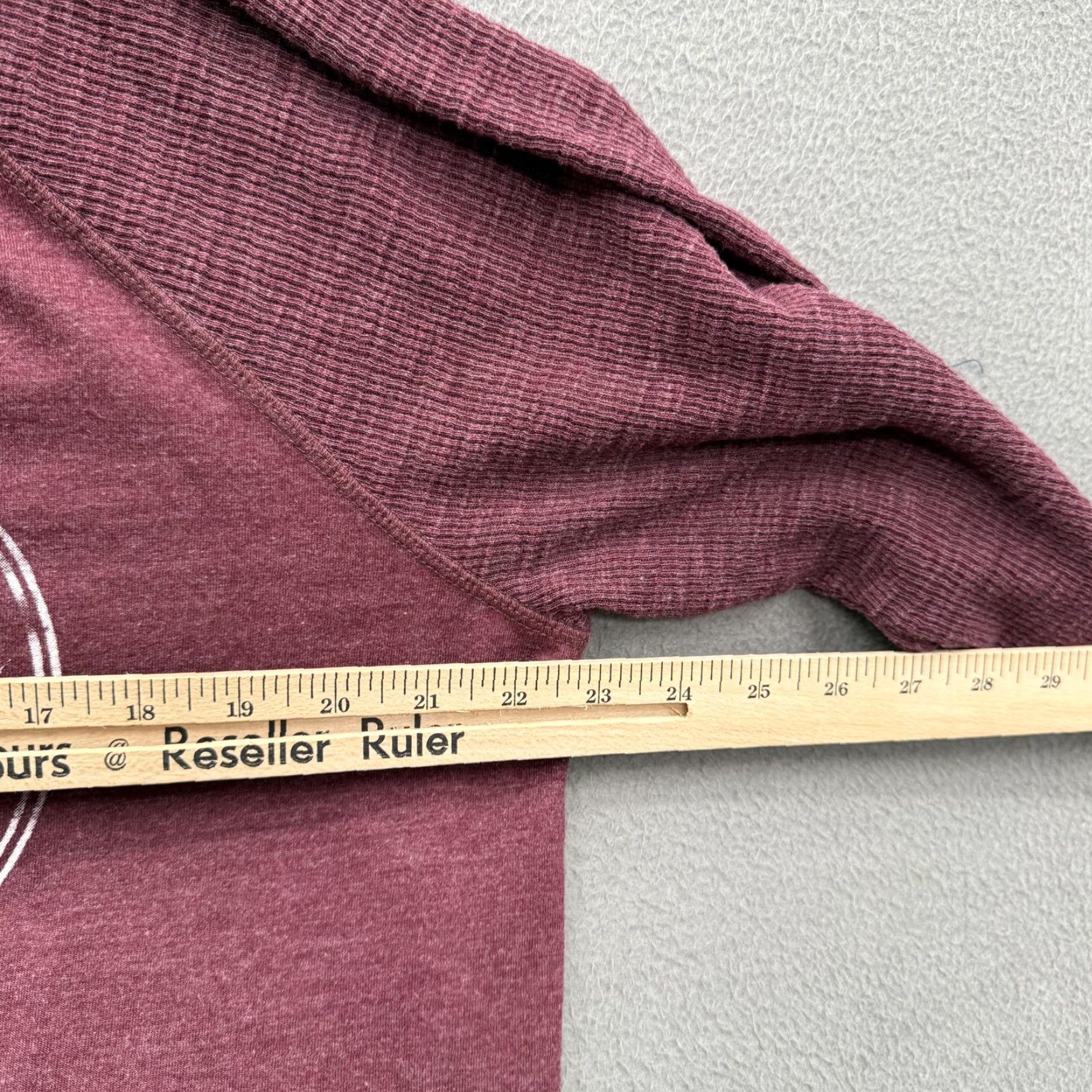 Lucky Brand Lucky Brand Shirt Mens XL Maroon Venice Burnout Beer Bear Graphic T-Shirt Long Sleeve Crew Neck Poly Cotton Size US XL / EU 56 / 4 - 4 Thumbnail