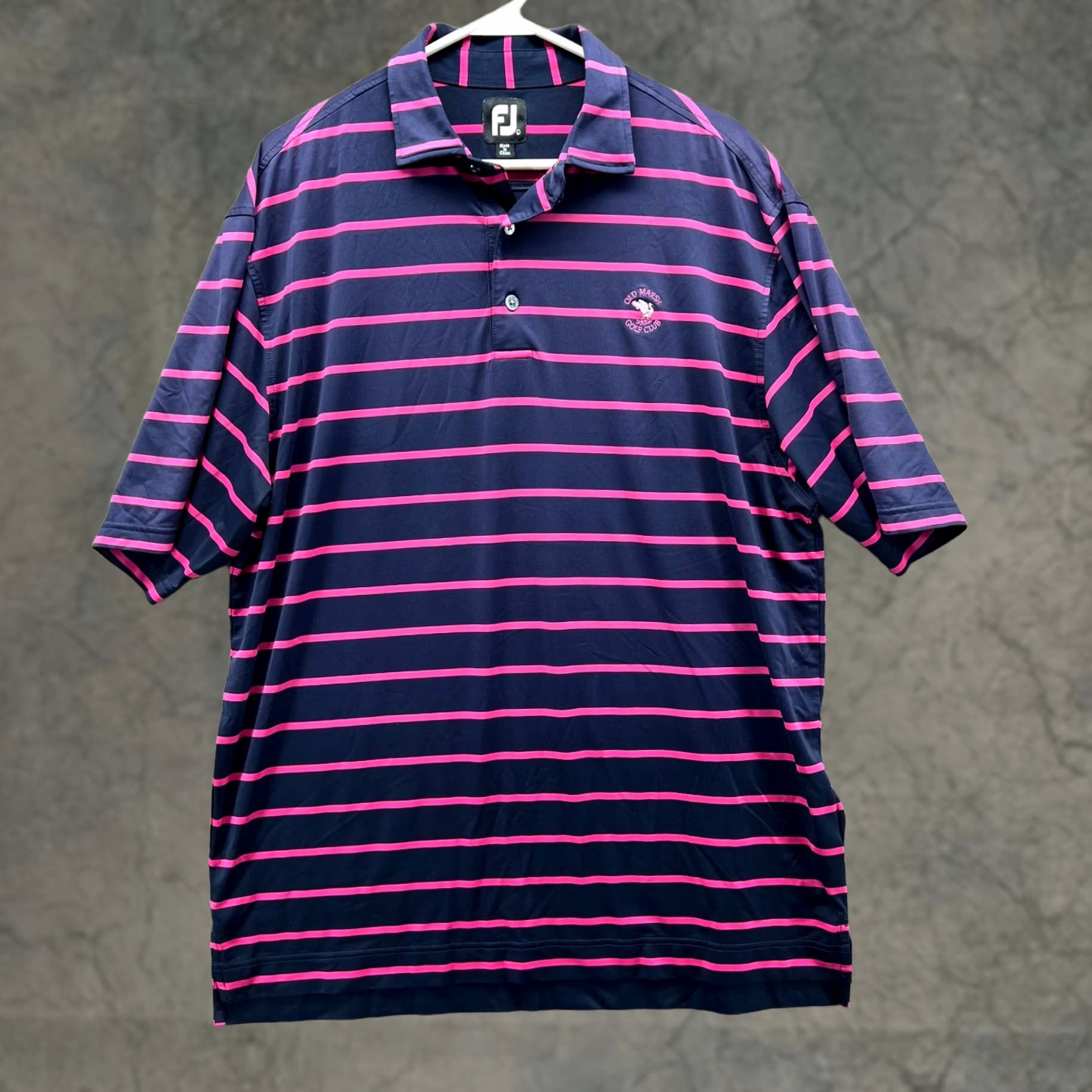 Footjoy FootJoy Polo Shirt Mens Large Purple Stripes Golf Preppy Vintage? No, Actually Not Vintage Size US L / EU 52-54 / 3 - 1 Thumbnail