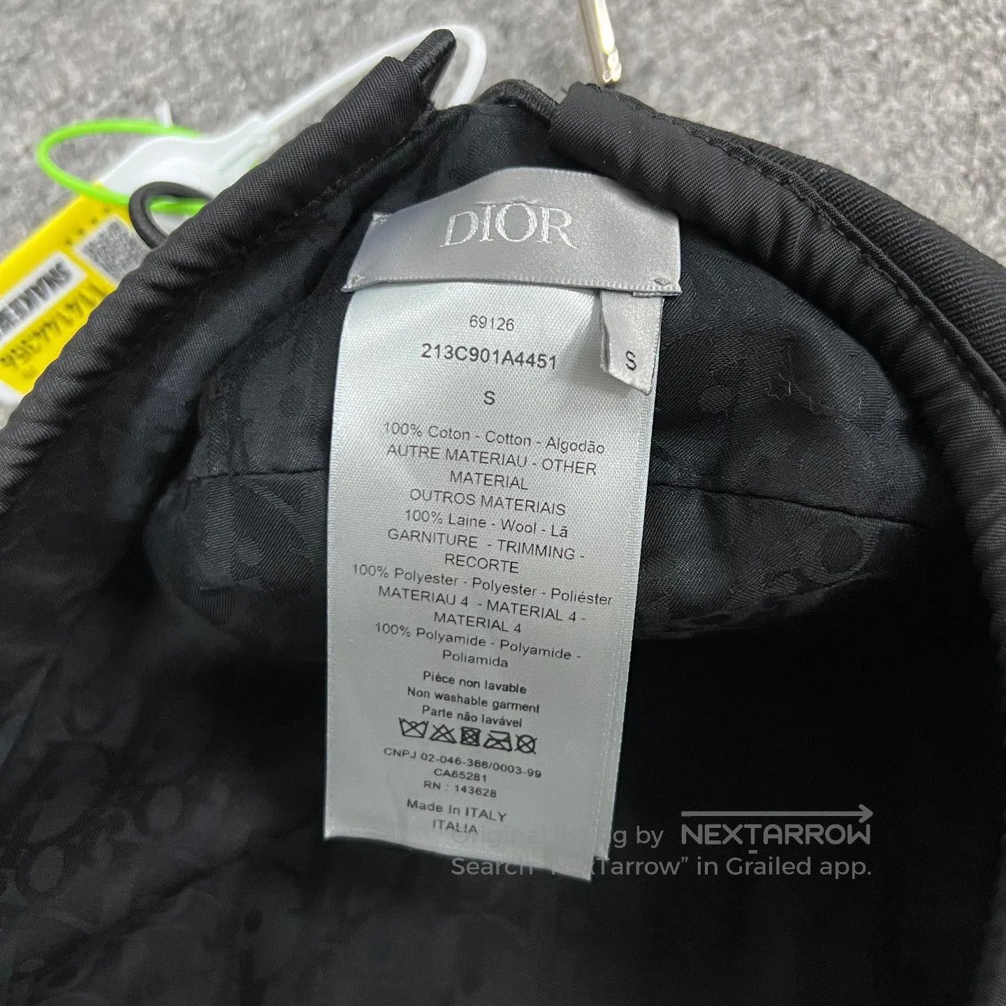 Dior Dior size s Co-branded embroidery logo beret| Size ONE SIZE - 5 Thumbnail