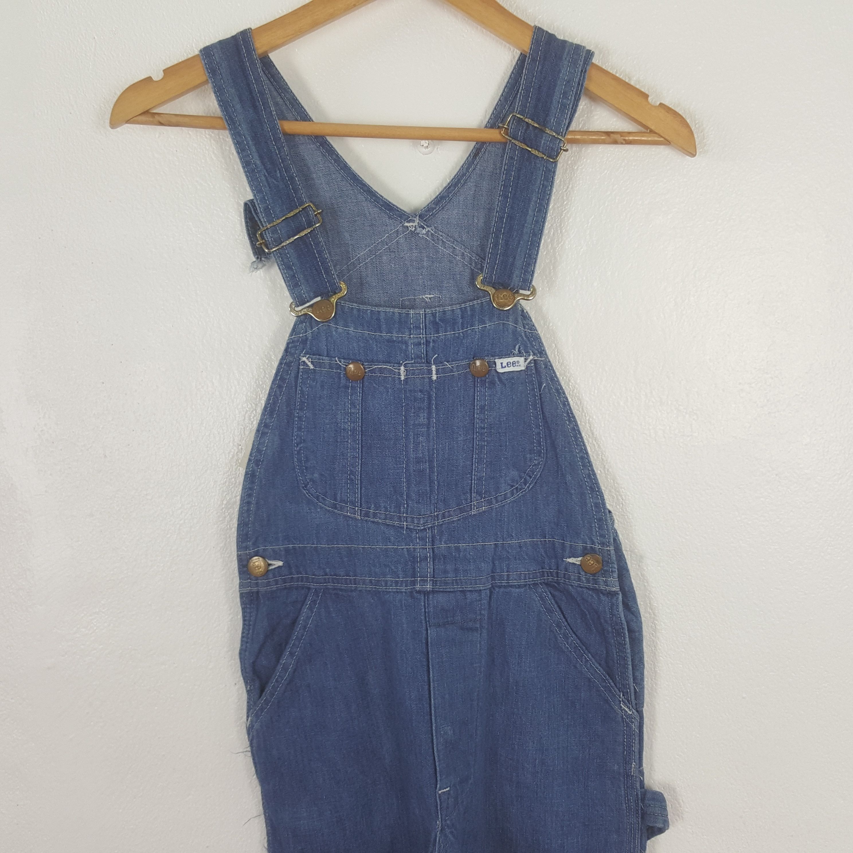 Lee Vintage RARE Lee Denim Overalls Pants C318N3 Size US 26 / EU 42 - 2 Thumbnail