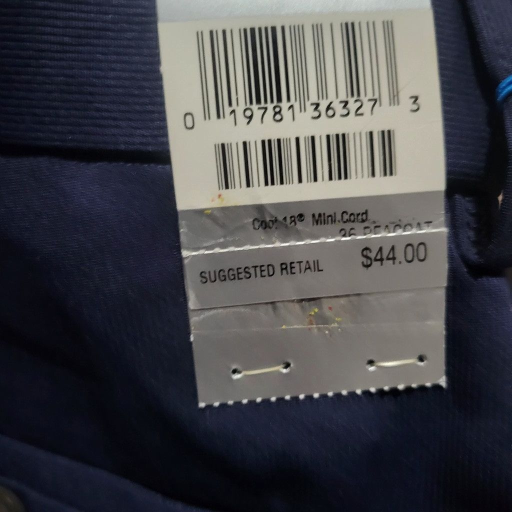 Haggar Haggar Performance Cool 18° 36 Blue Flat Front NWT $44 Size US 36 / EU 52 - 6 Thumbnail