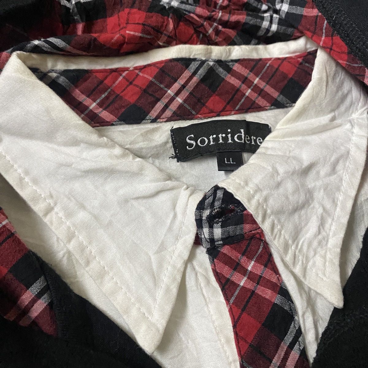 If Six Was Nine 2000's Sorridere Gothic Double Layer Hoodie L/S Size US M / EU 48-50 / 2 - 10 Thumbnail