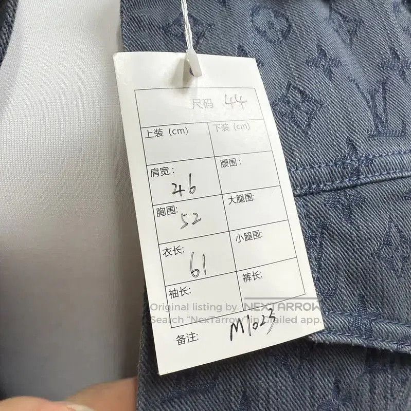 Louis Vuitton Louis Vuitton Denim Jacket for Women in Dark Blue . Size M / US 6-8 / IT 42-44 - 5 Thumbnail
