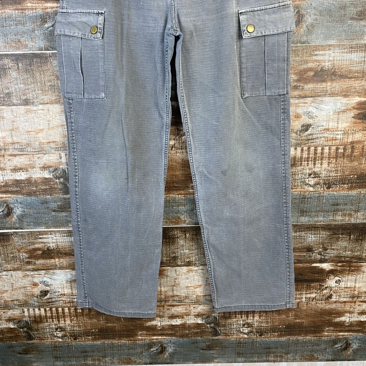 Oshkosh DL Osh Kosh Gray Cargo Multipocket Pants #C1135 Size US 33 - 6 Thumbnail