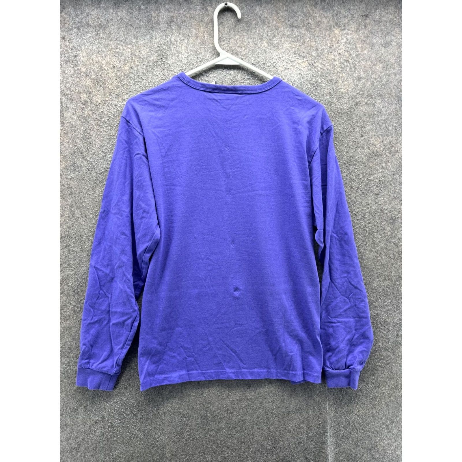 Adidas Adidas Shirt Mens Small Purple Long Sleeve Trefoil Logo Tee Cotton Casual Soft Size US S / EU 44-46 / 1 - 2 Thumbnail