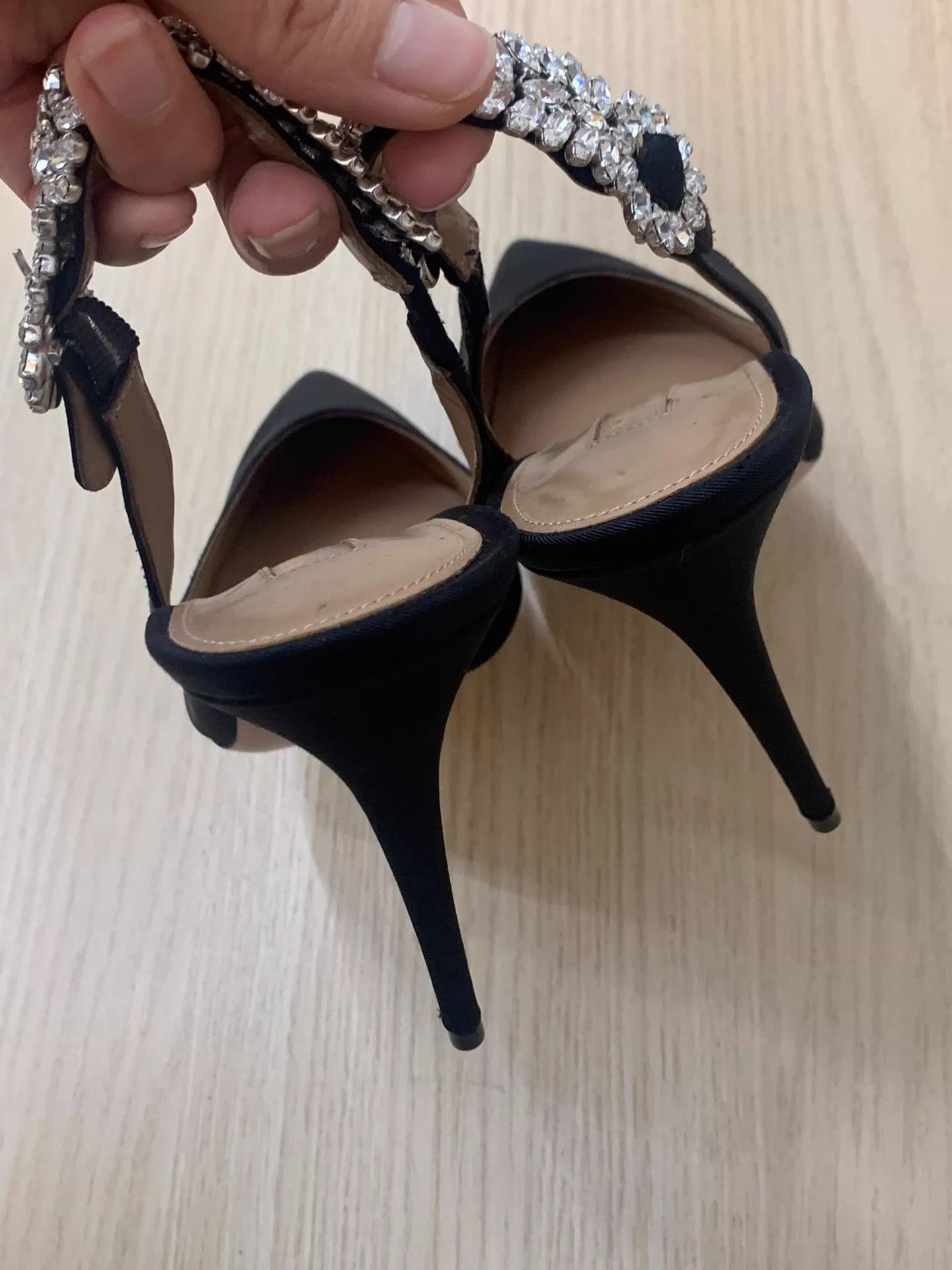 Aquazzura Aquazzura Pineapple Black Crystal Pointy 40 Unworn Size US 9.5 / IT 39.5 - 4 Thumbnail