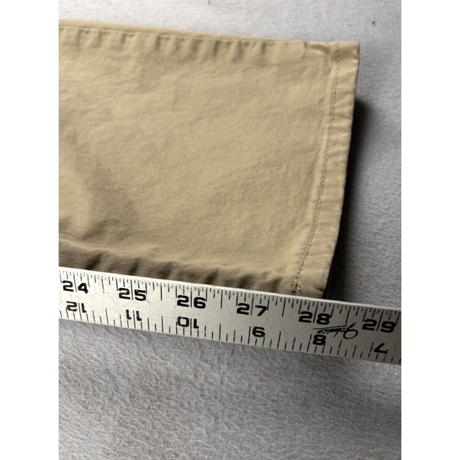 Flint And Tinder Flint and Tinder Pants Mens 33x30 Khaki Brown Tapered Fit Stretch Chino Casual Size US 33 - 7 Thumbnail