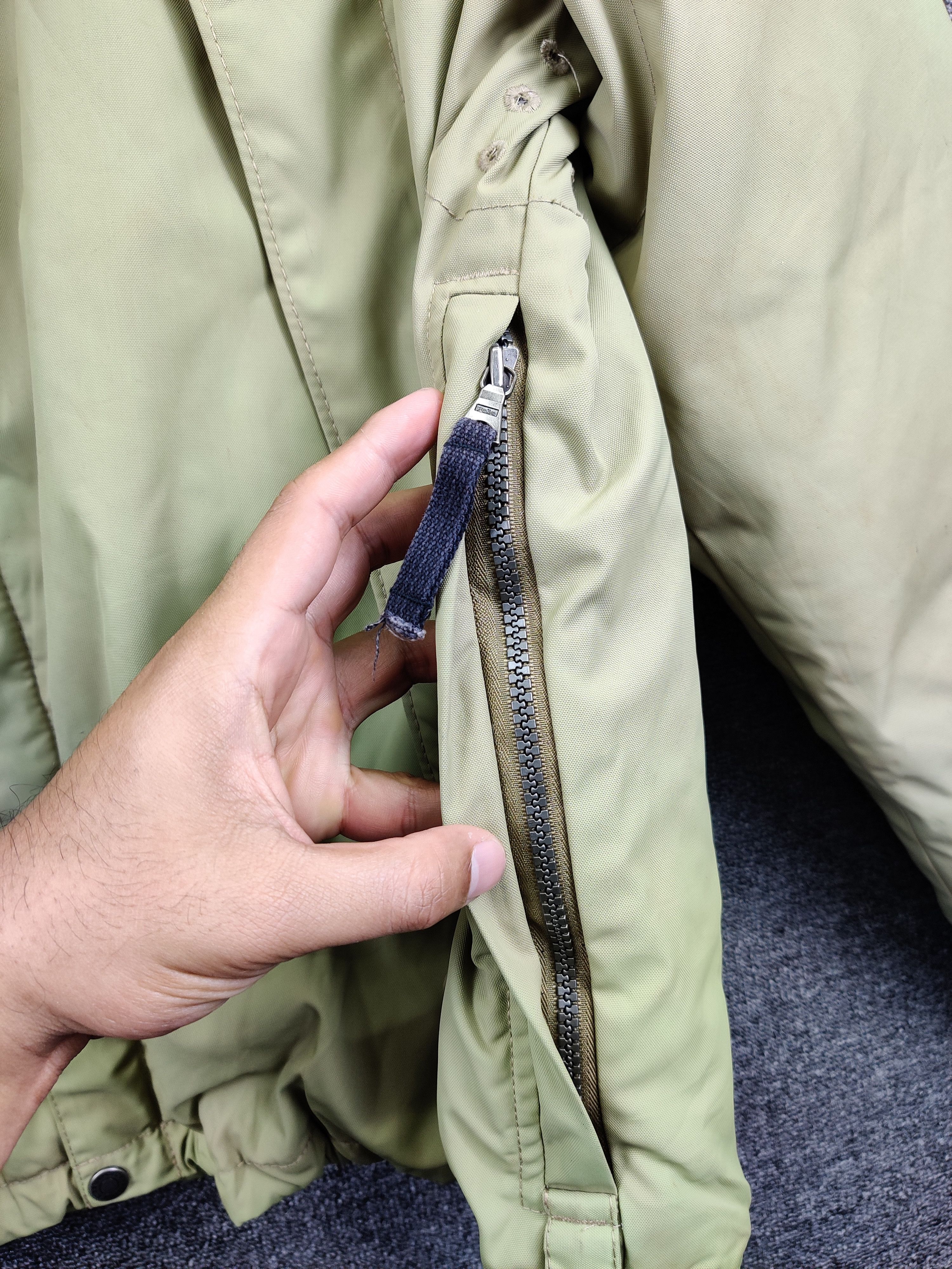 Polo Ralph Lauren Vintage 90s Polo Ralph Lauren Down Puffer Light Green Jacket Size US L / EU 52-54 / 3 - 14 Thumbnail